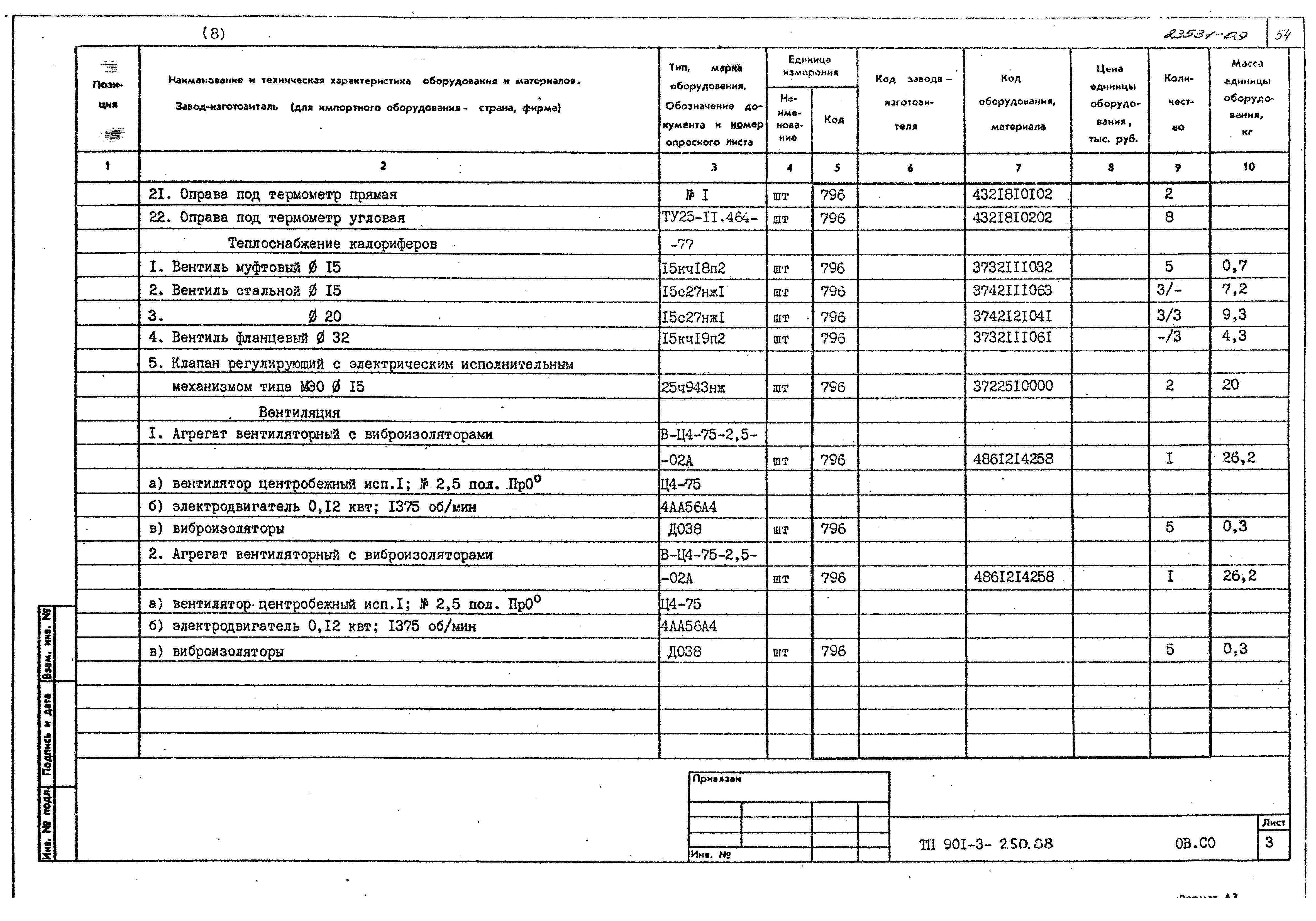 Типовой проект 901-3-250.88