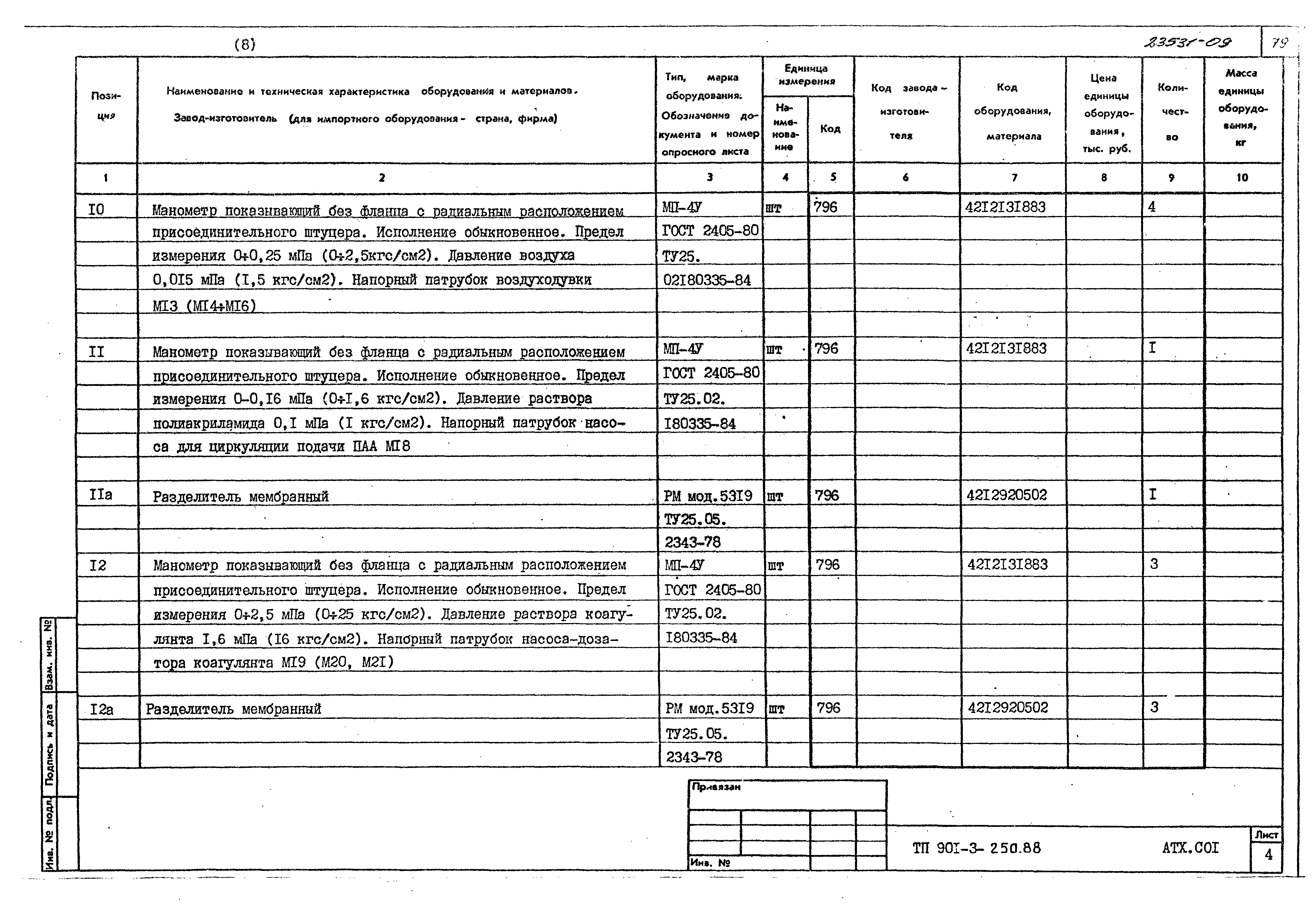 Типовой проект 901-3-250.88