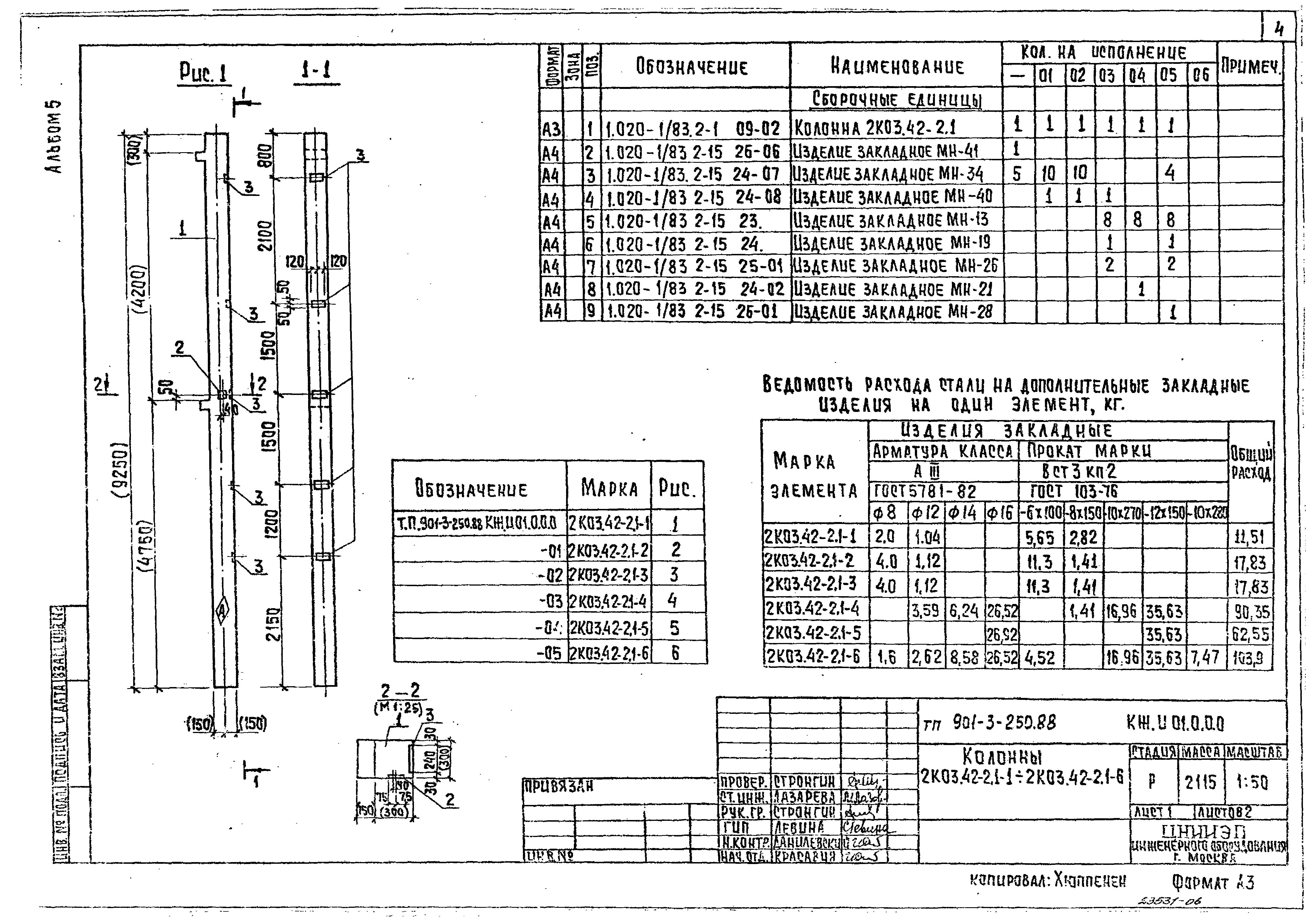 Типовой проект 901-3-250.88