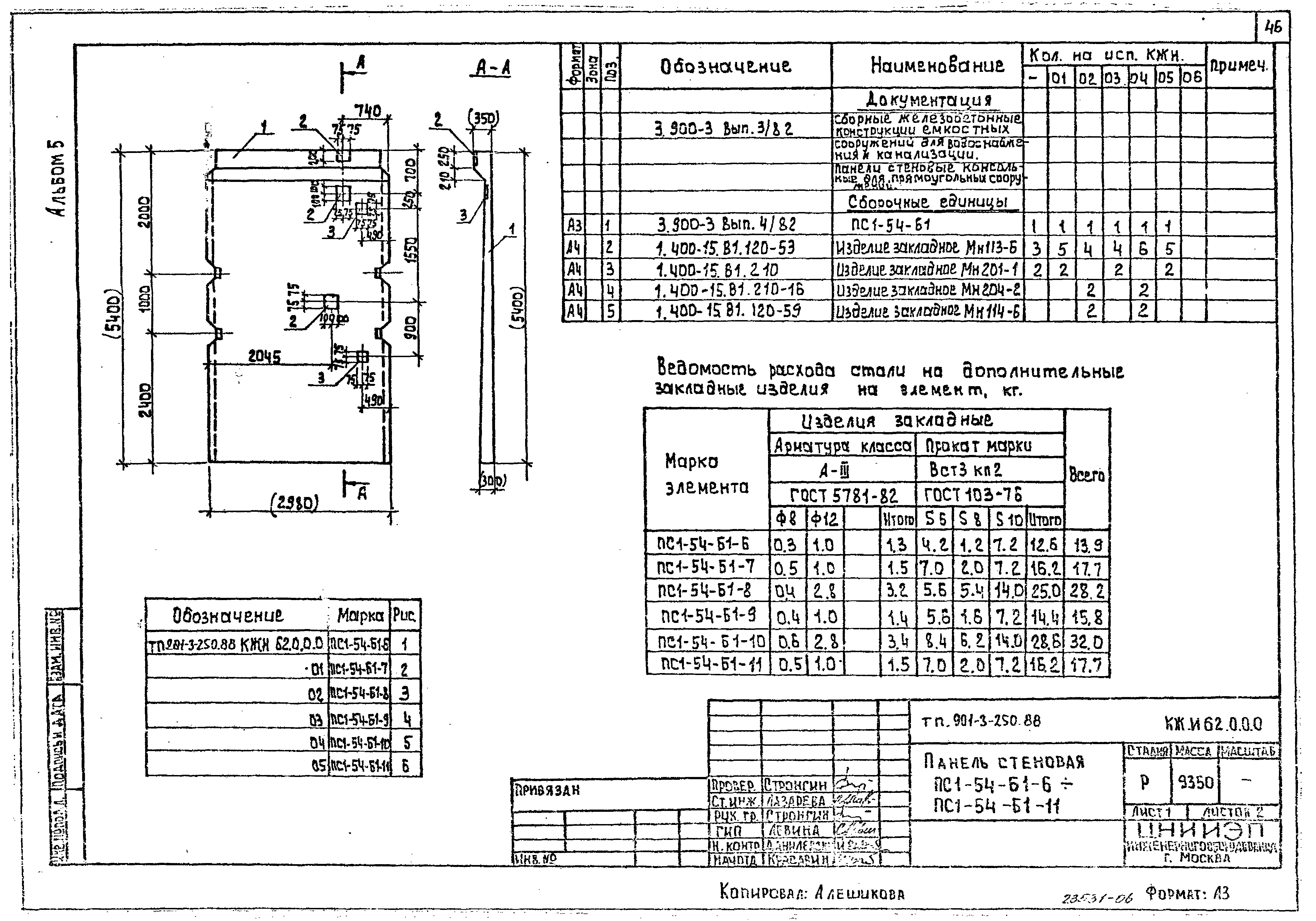 Типовой проект 901-3-250.88