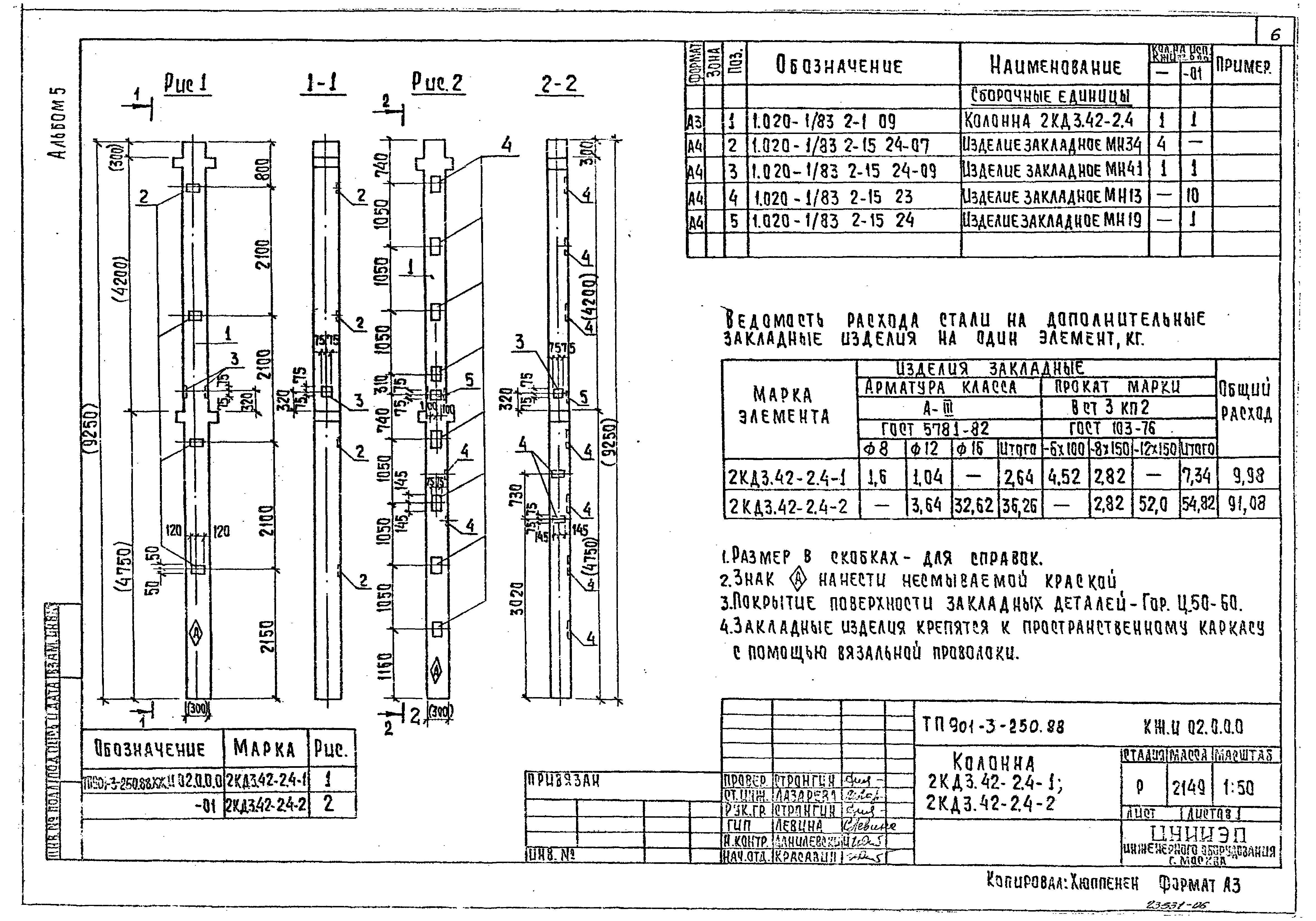 Типовой проект 901-3-250.88