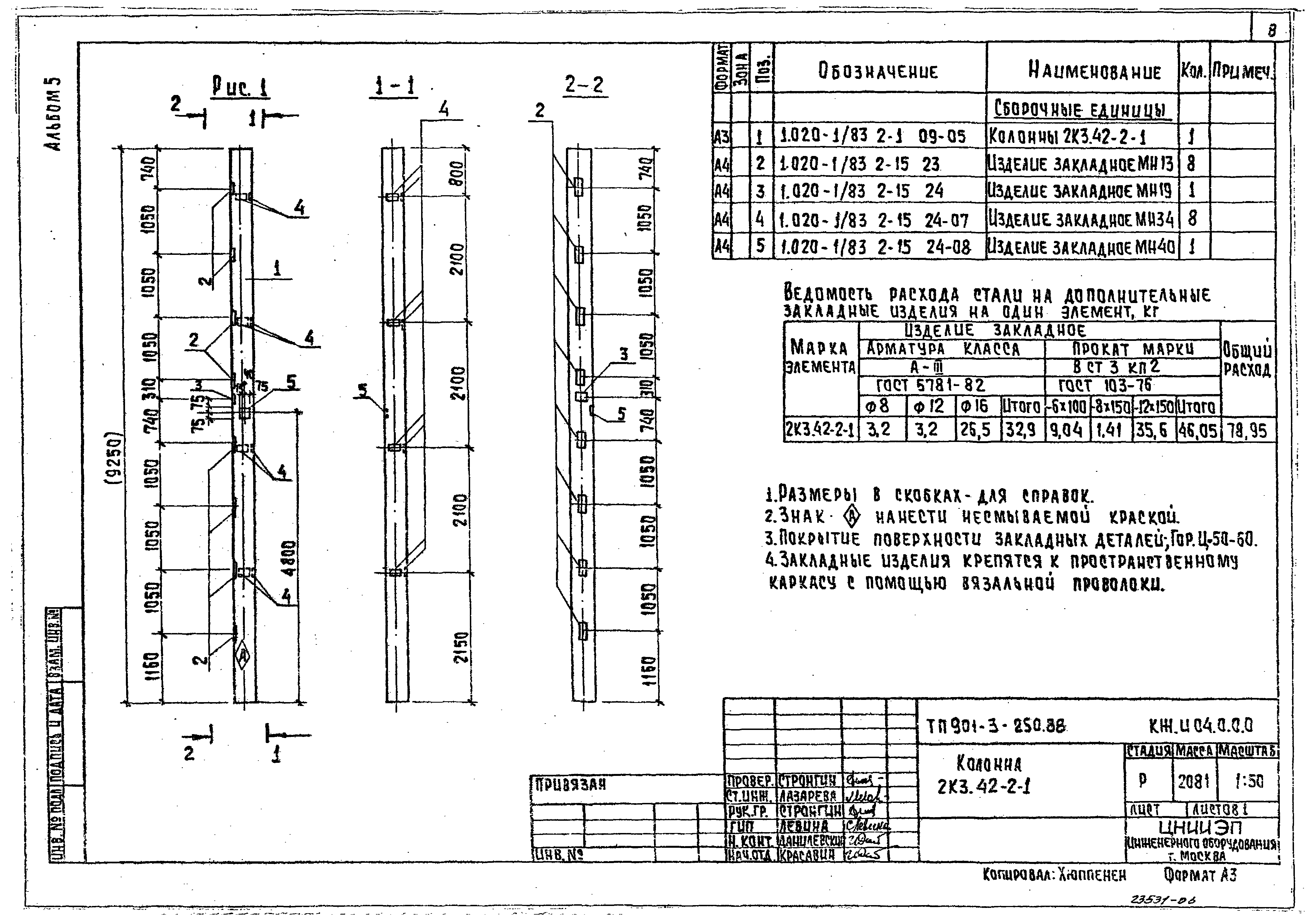 Типовой проект 901-3-250.88