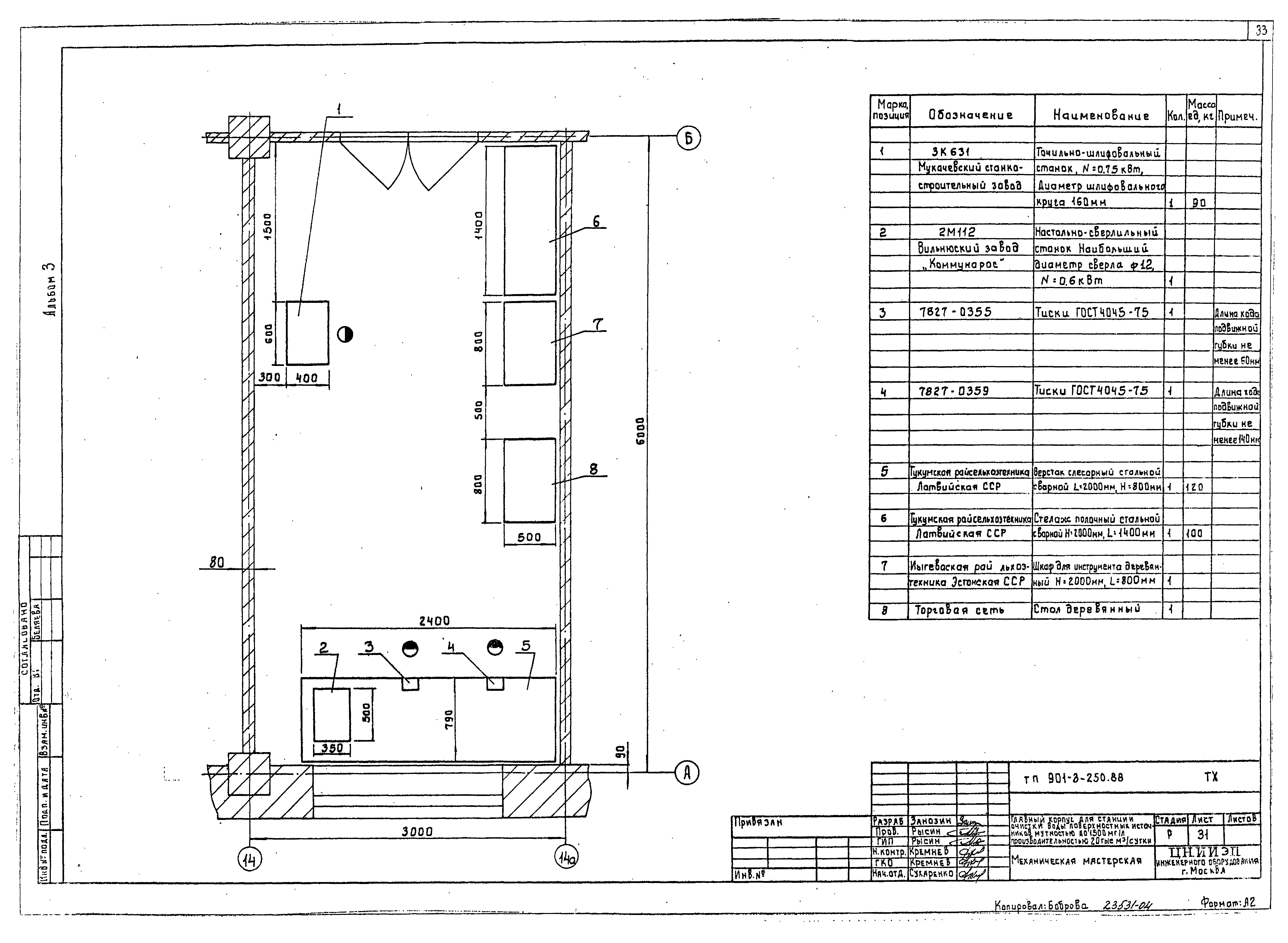 Типовой проект 901-3-250.88