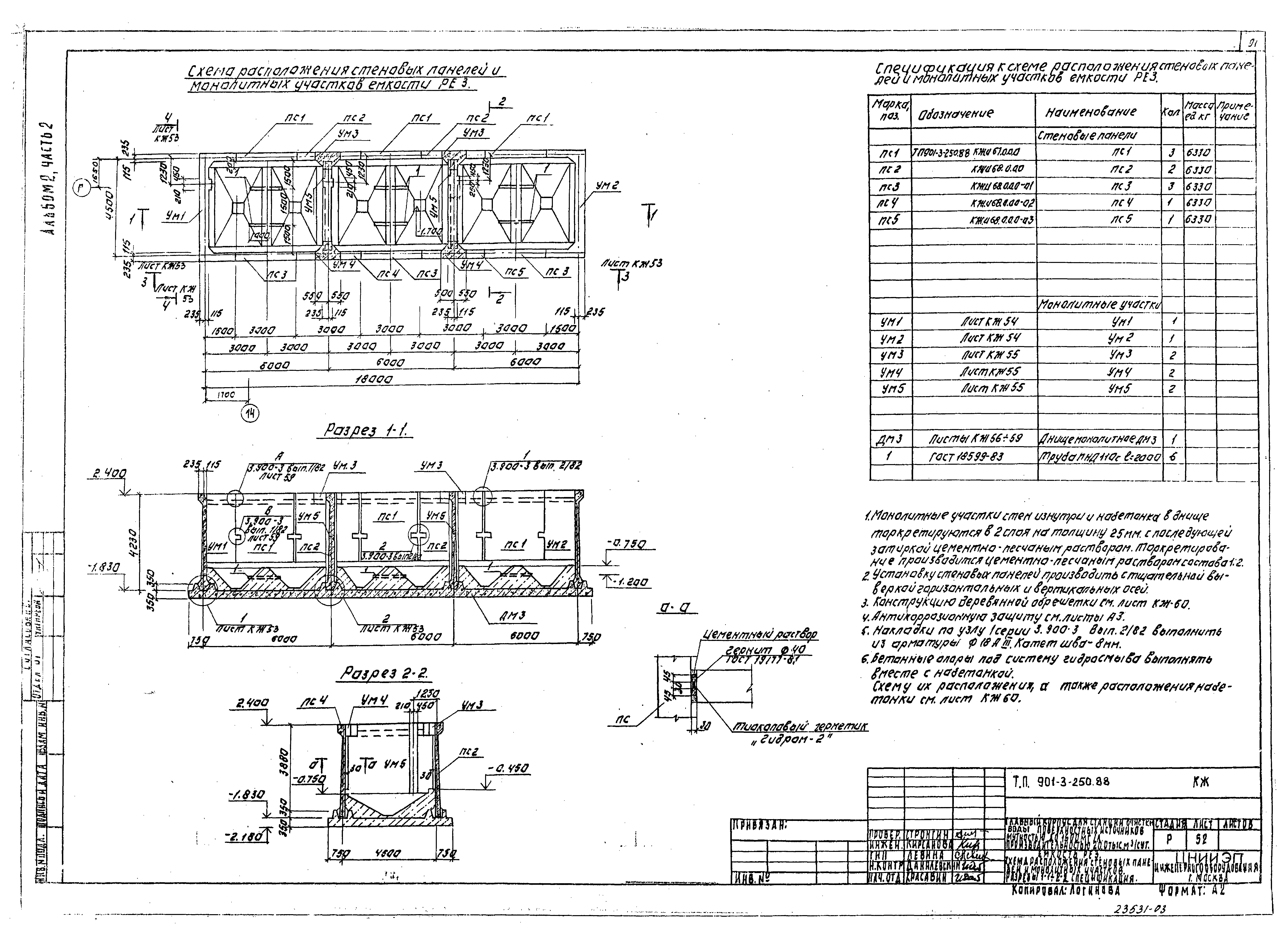 Типовой проект 901-3-250.88