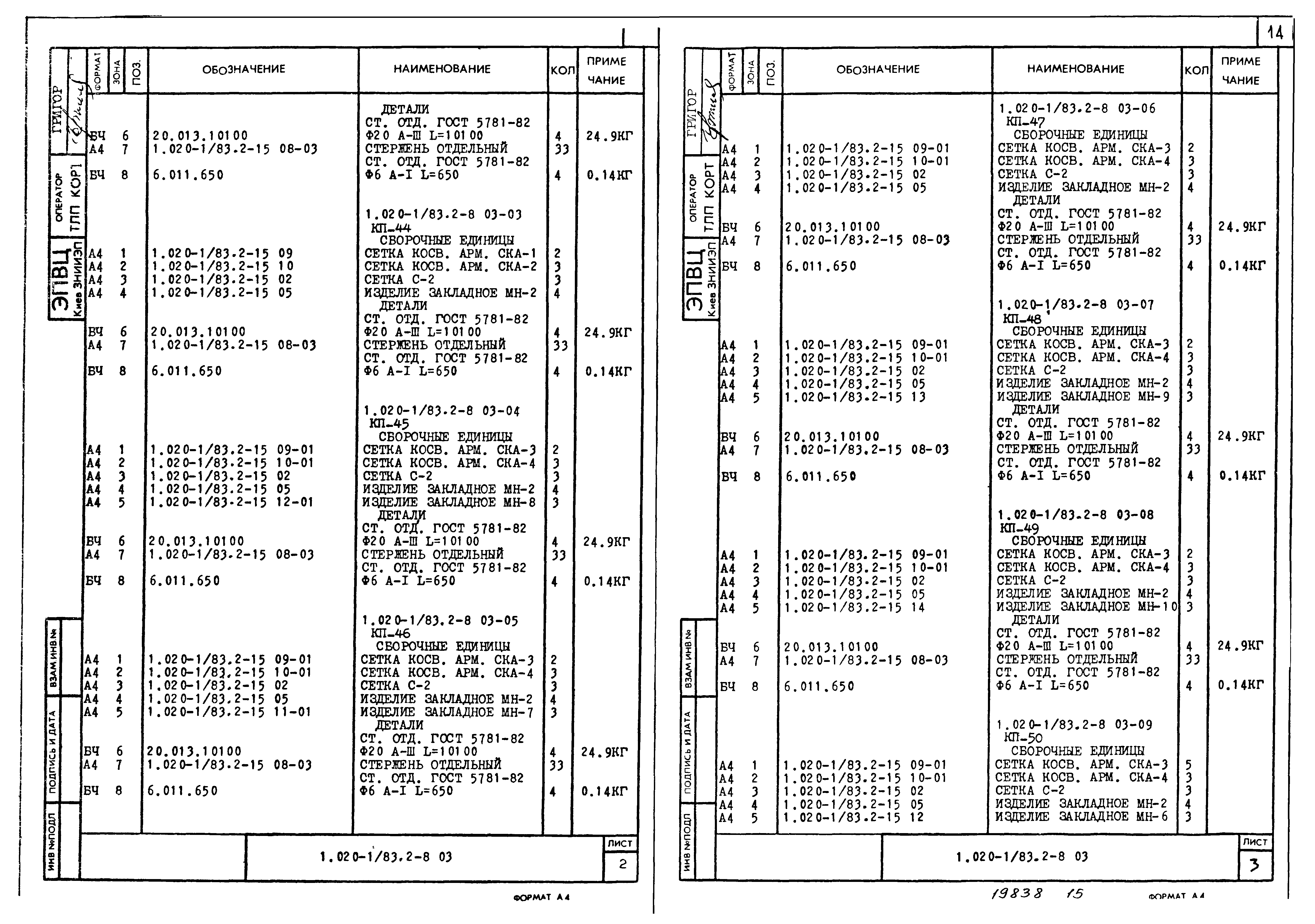 Серия 1.020-1/83