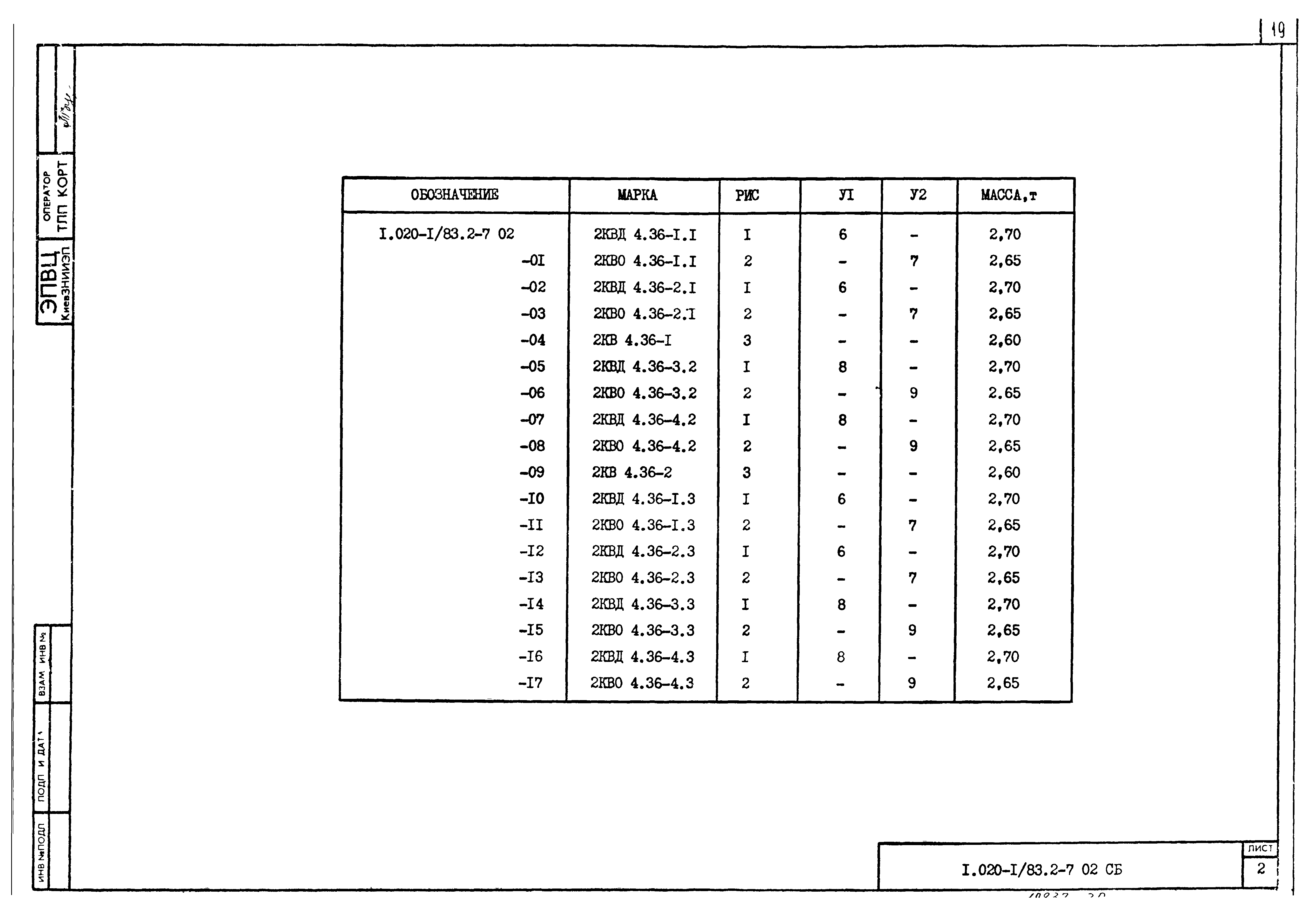 Серия 1.020-1/83