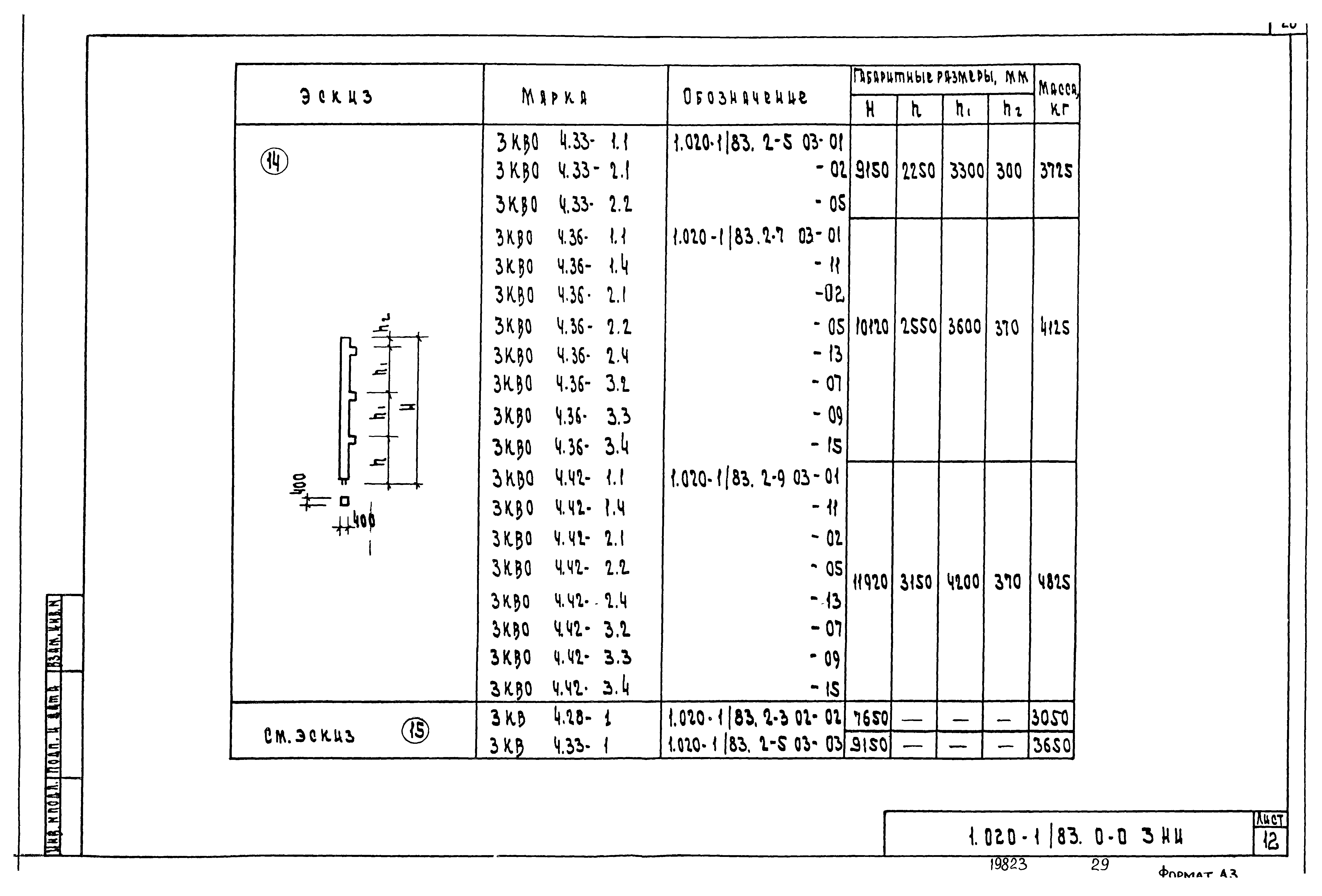 Серия 1.020-1/83