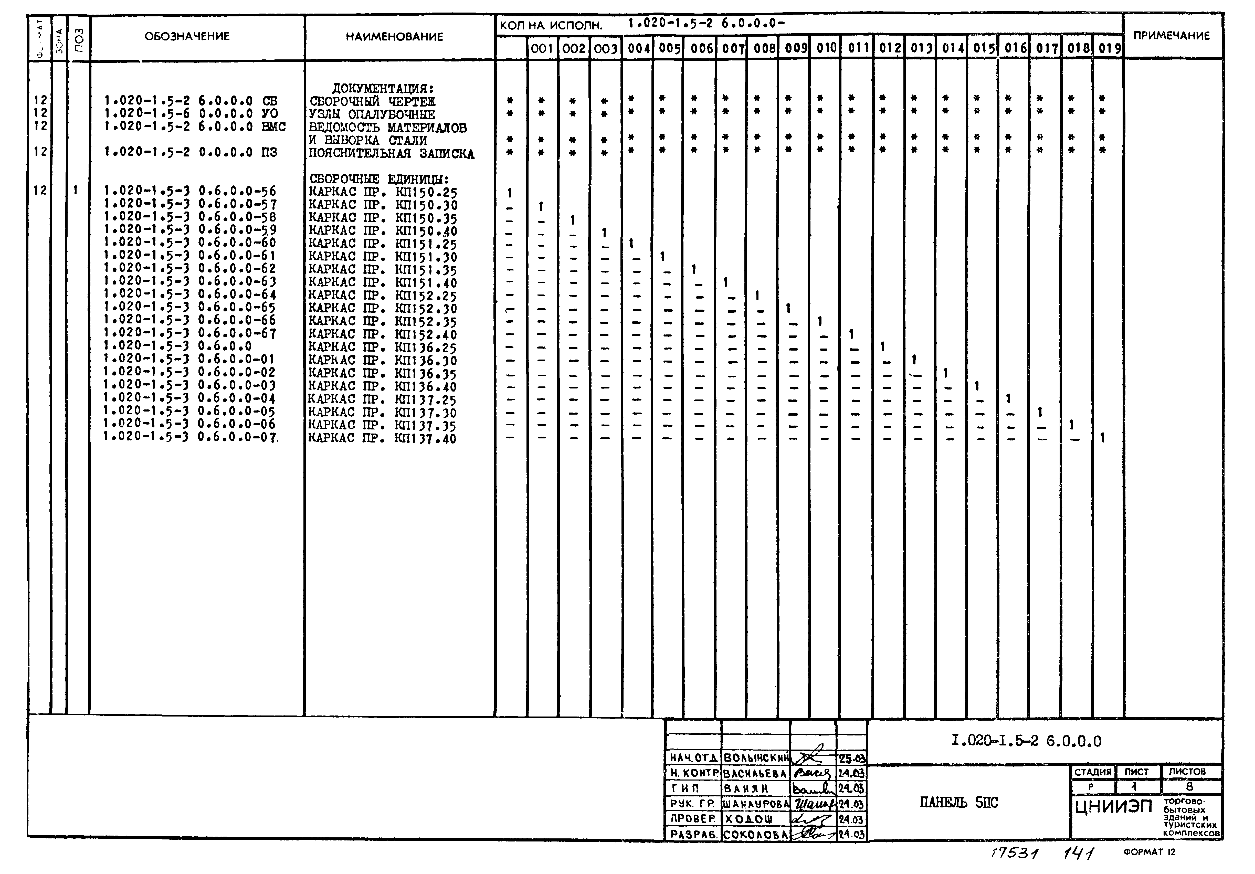 Серия 1.020-1