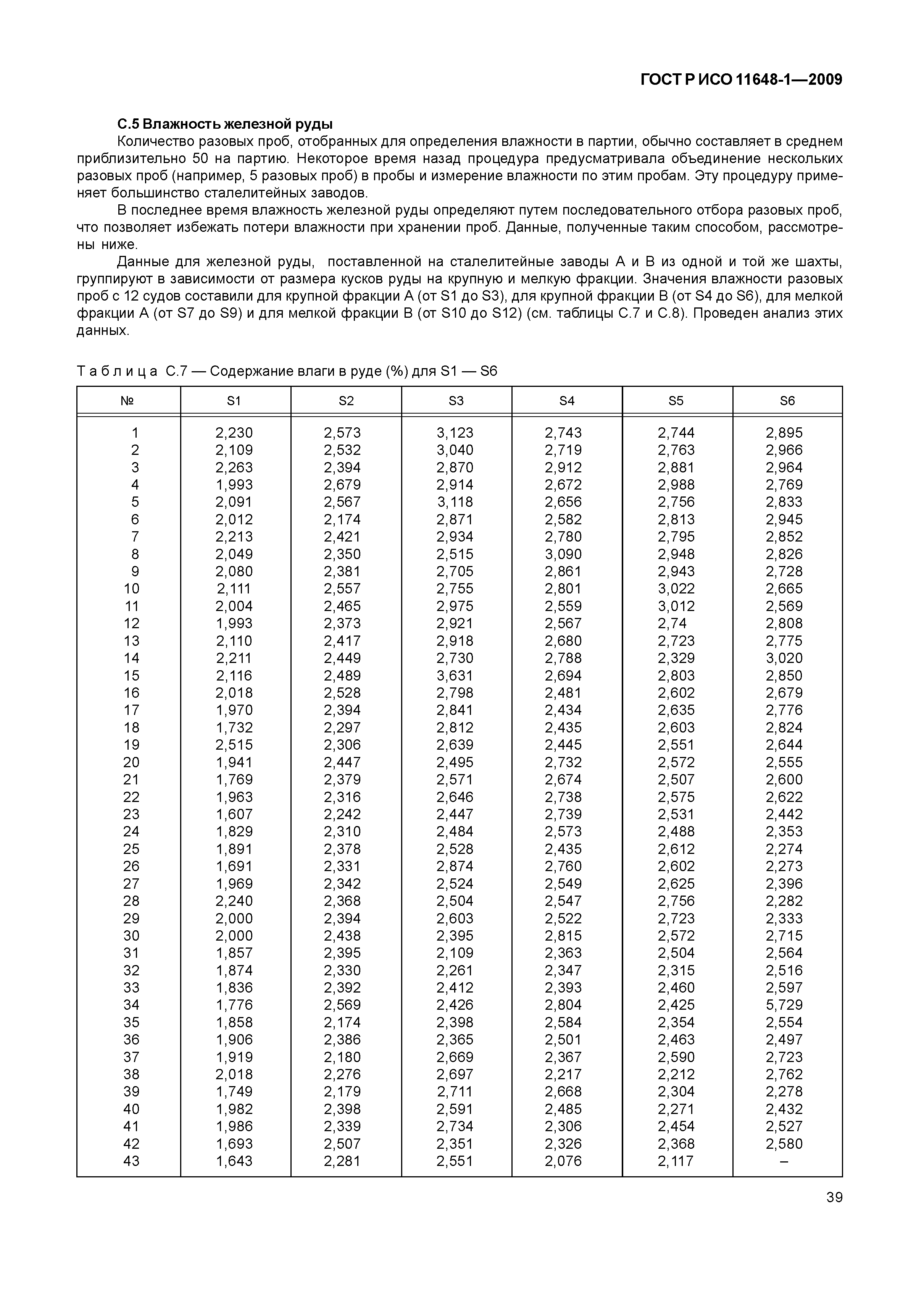 ГОСТ Р ИСО 11648-1-2009