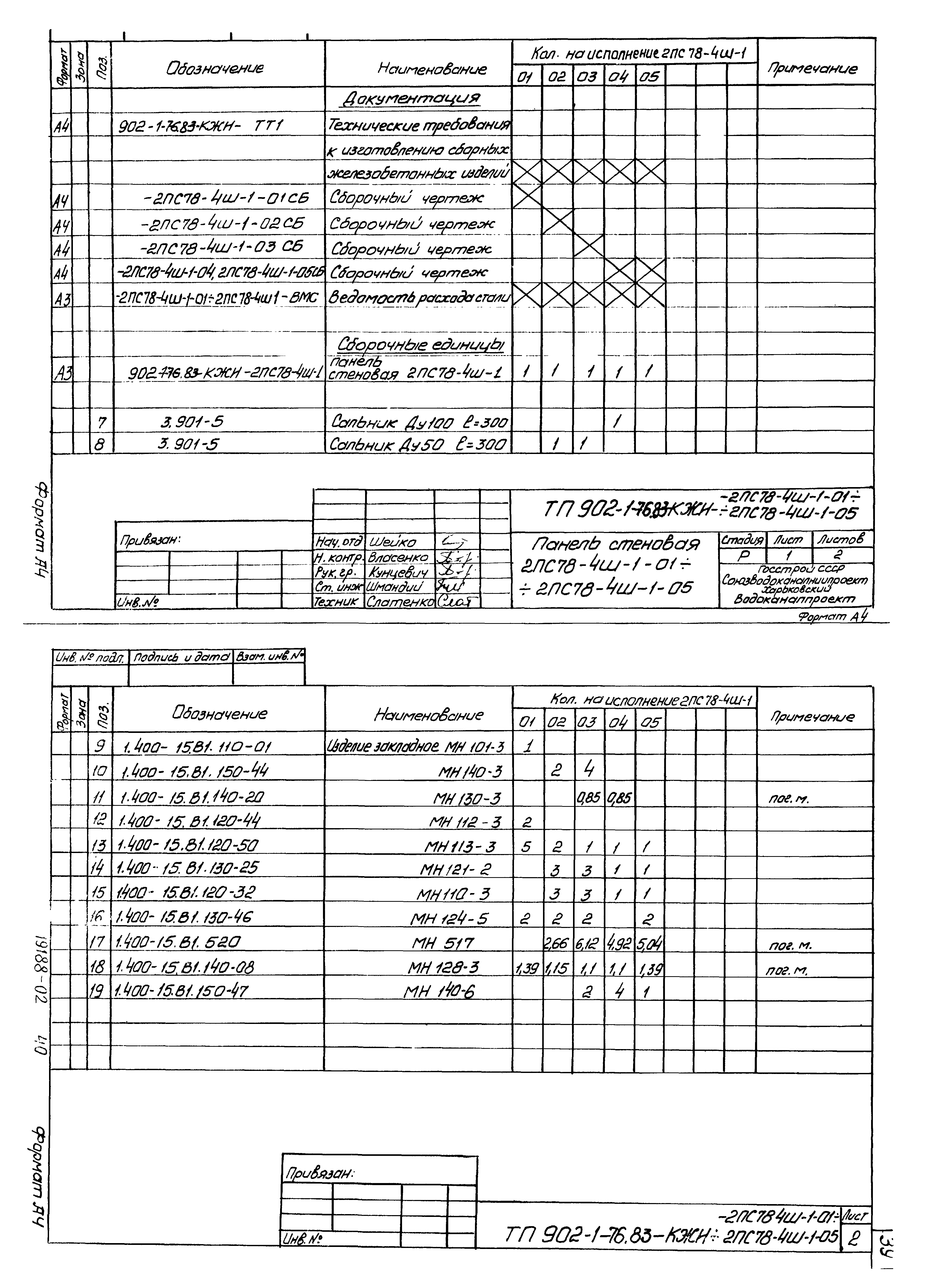Типовой проект 902-1-76.83