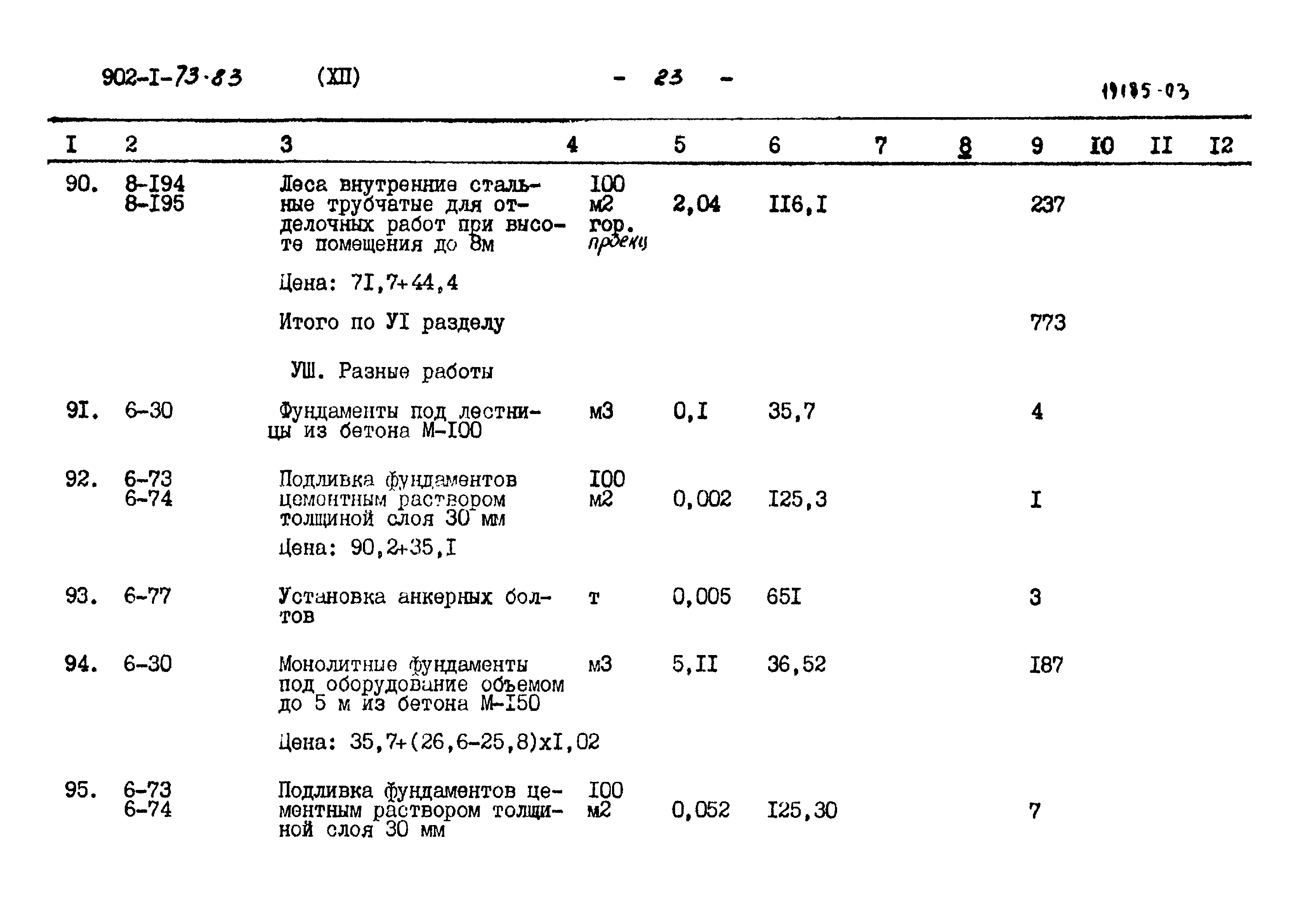 Типовой проект 902-1-73.83