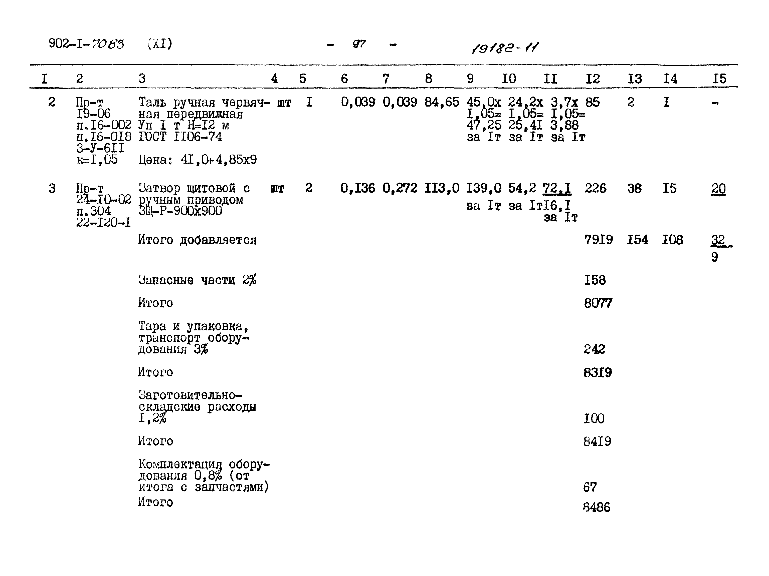 Типовой проект 902-1-73.83
