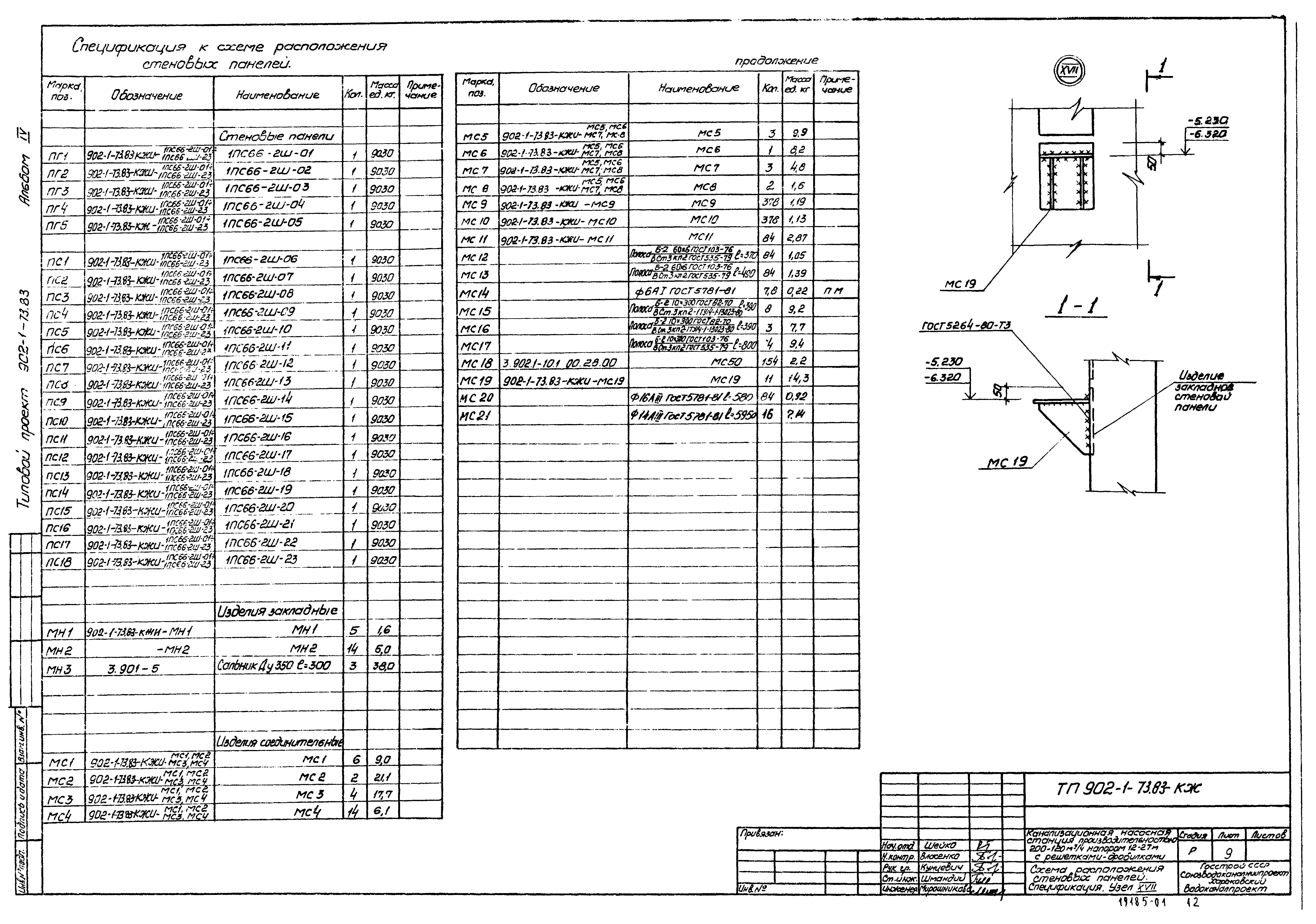 Типовой проект 902-1-73.83
