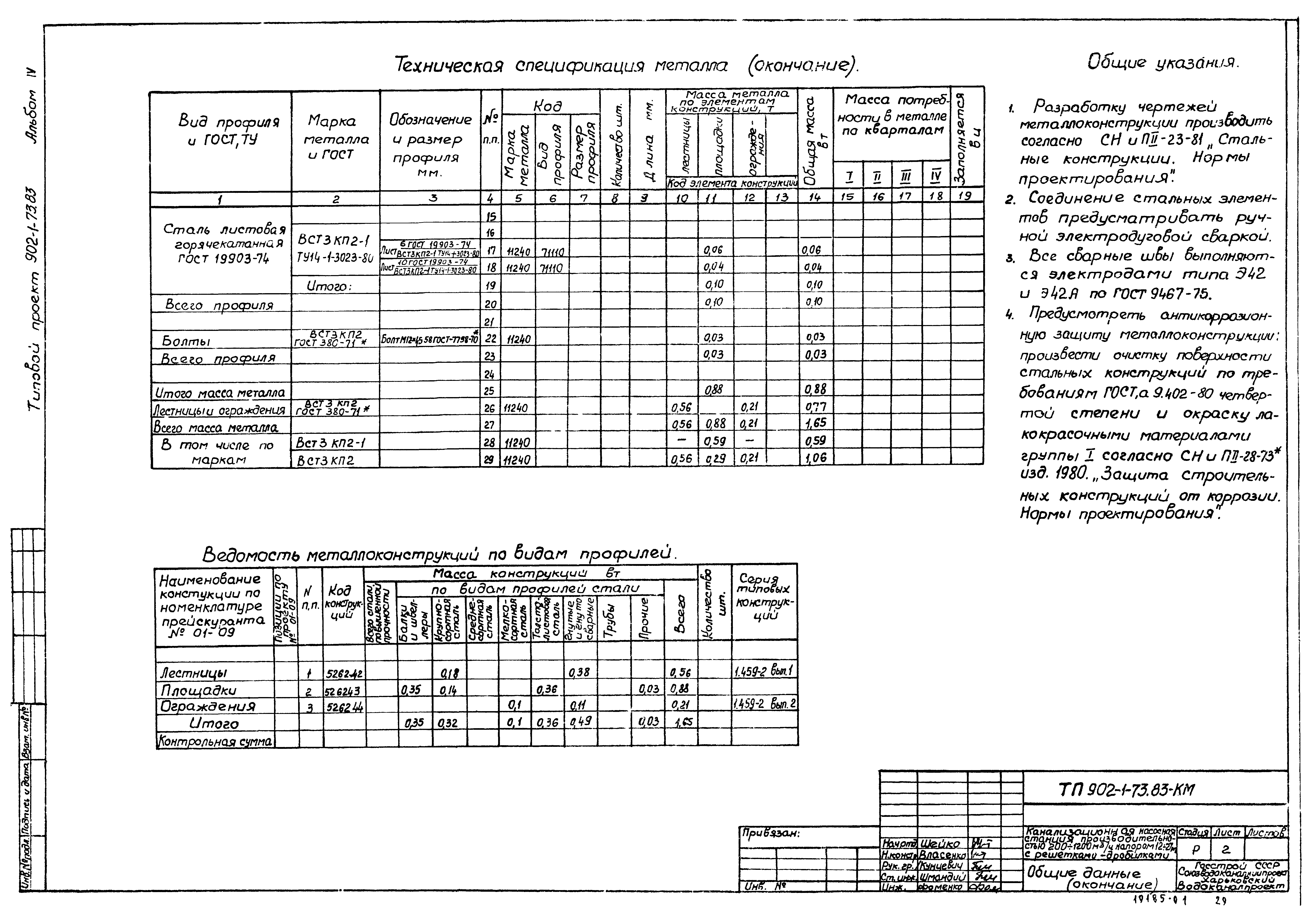 Типовой проект 902-1-73.83