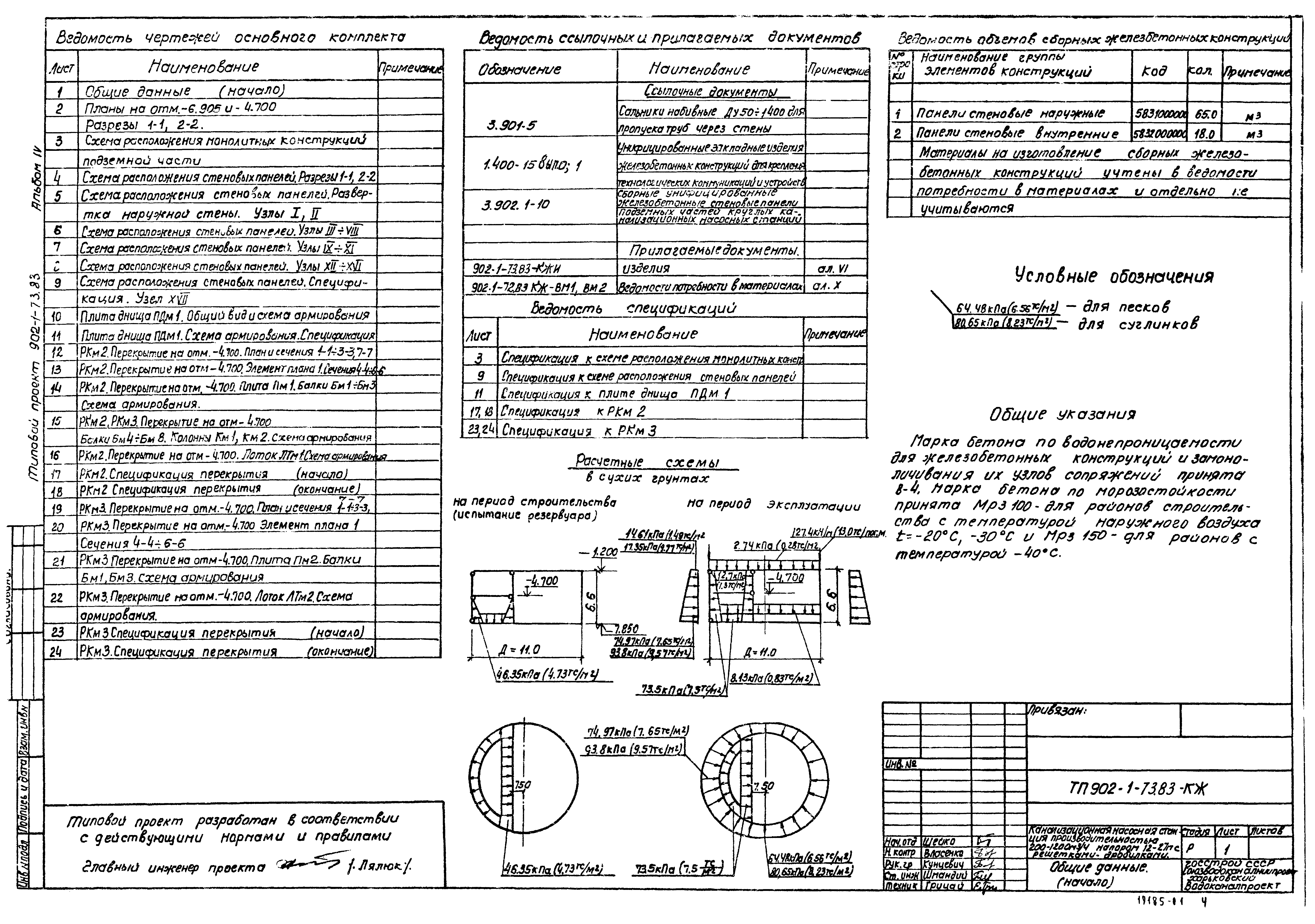 Типовой проект 902-1-73.83