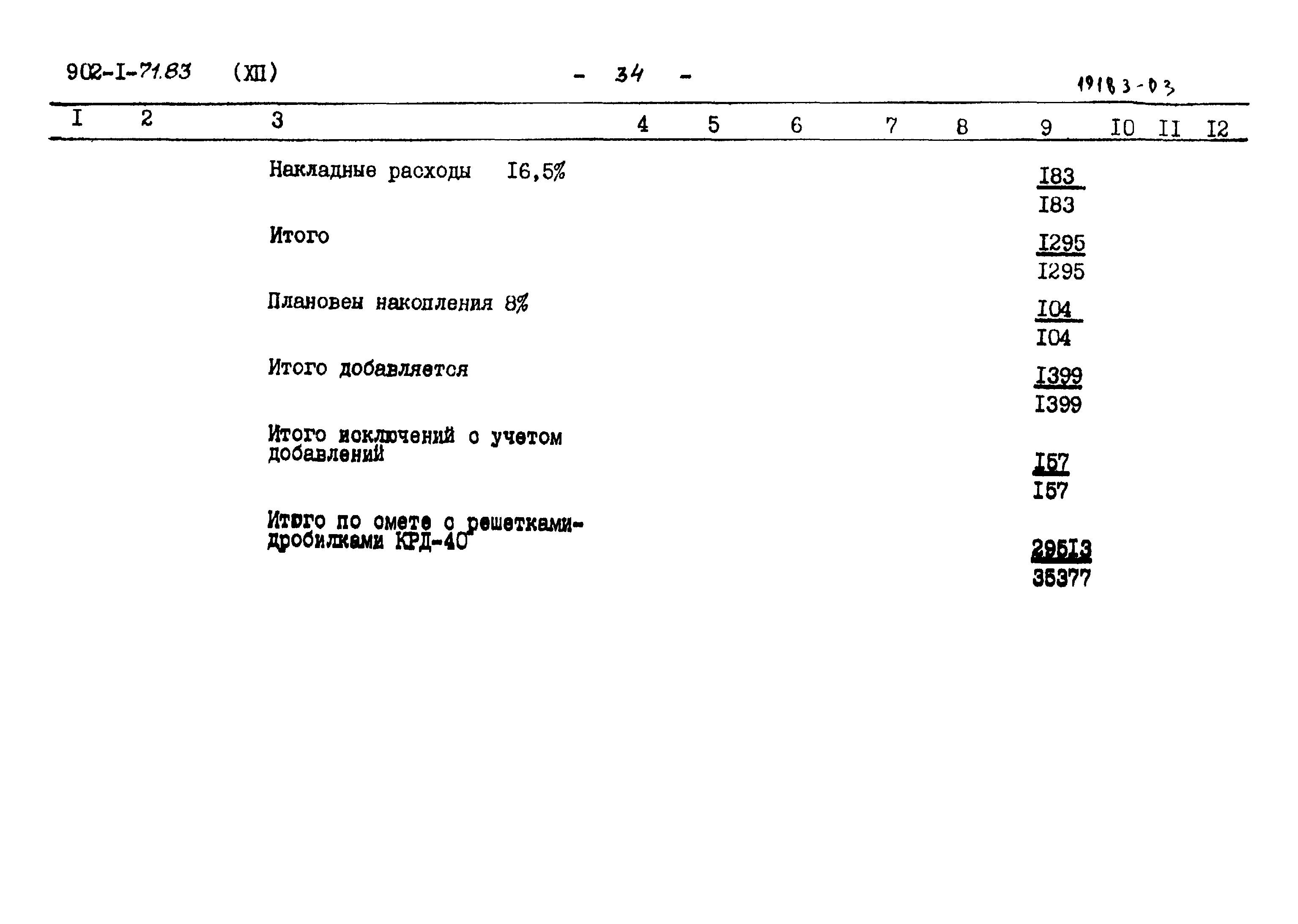 Типовой проект 902-1-71.83