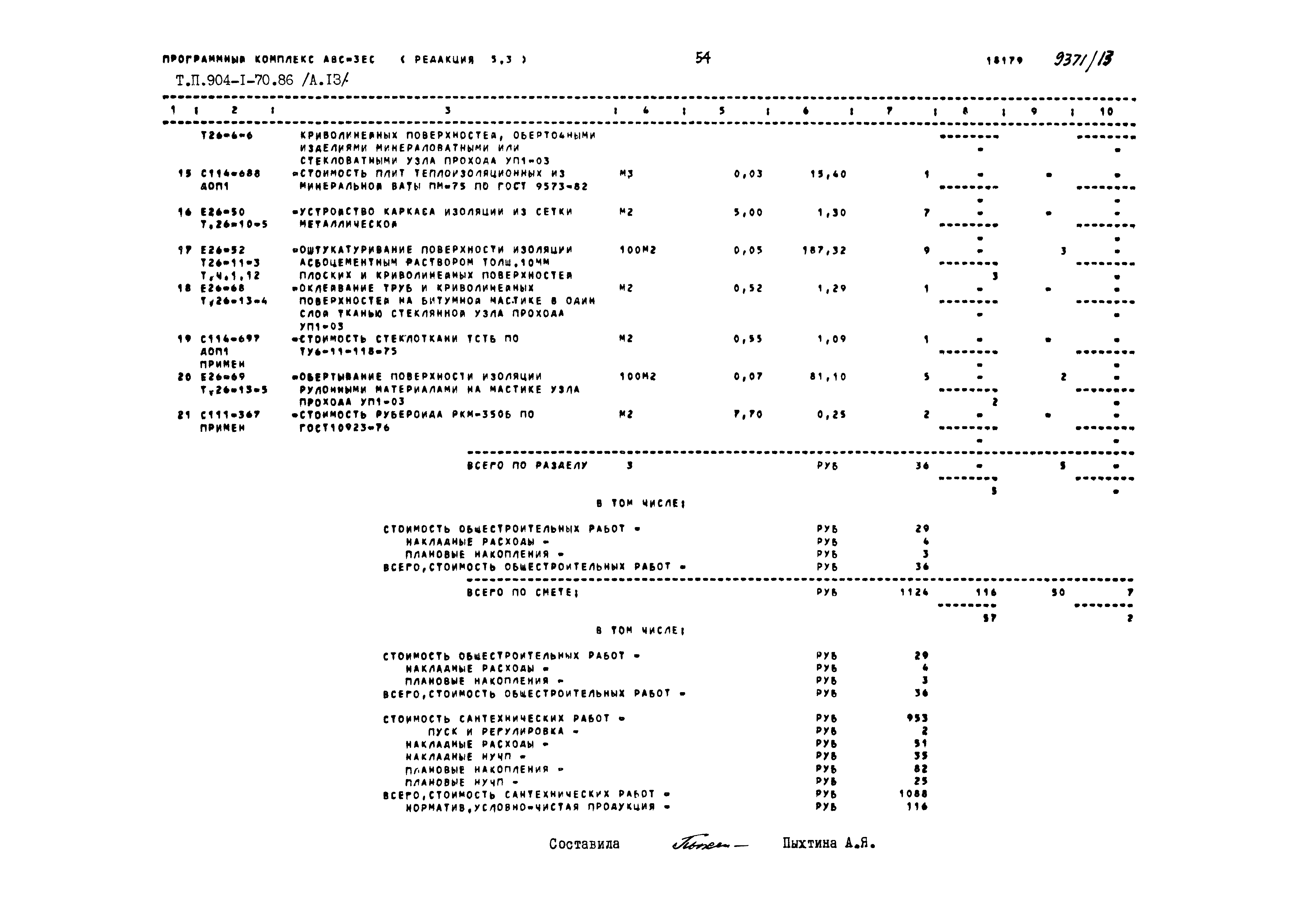 Типовой проект 904-1-70.86