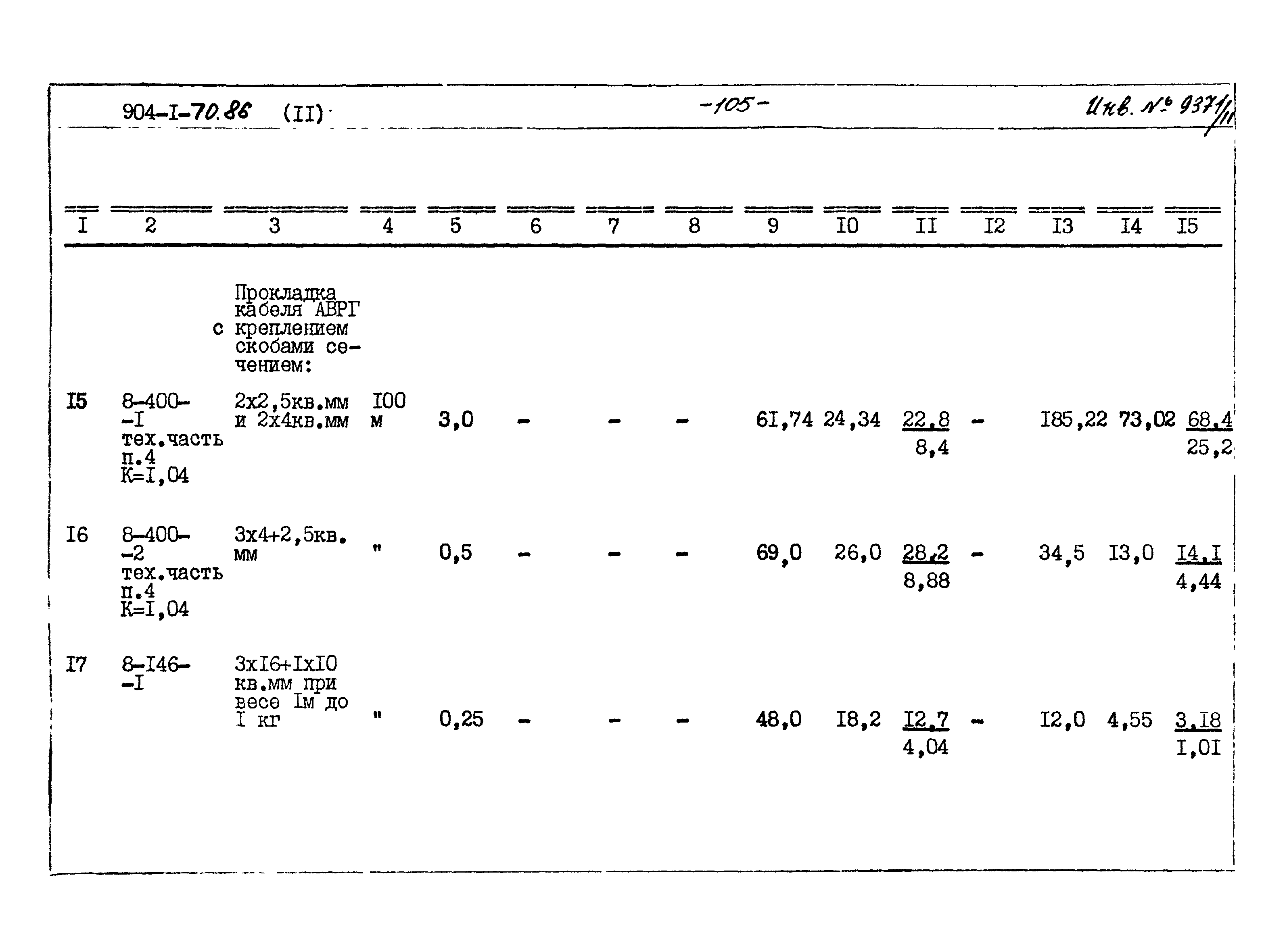 Типовой проект 904-1-70.86