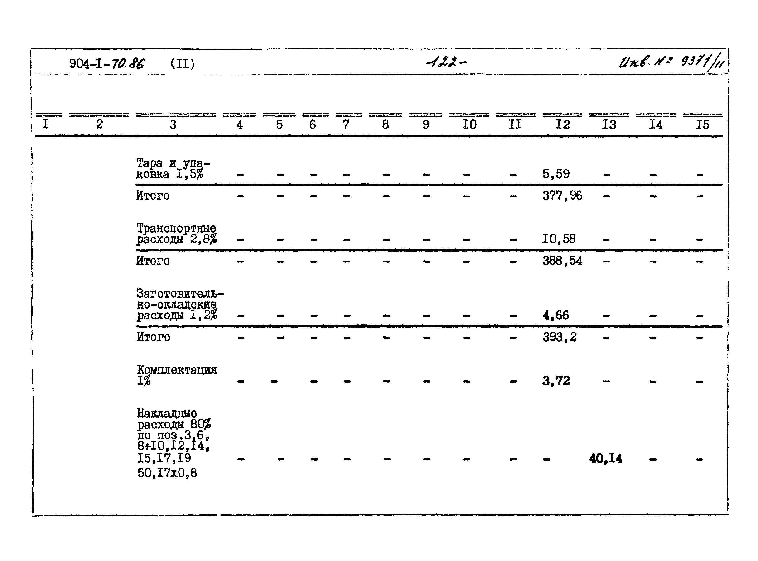 Типовой проект 904-1-70.86