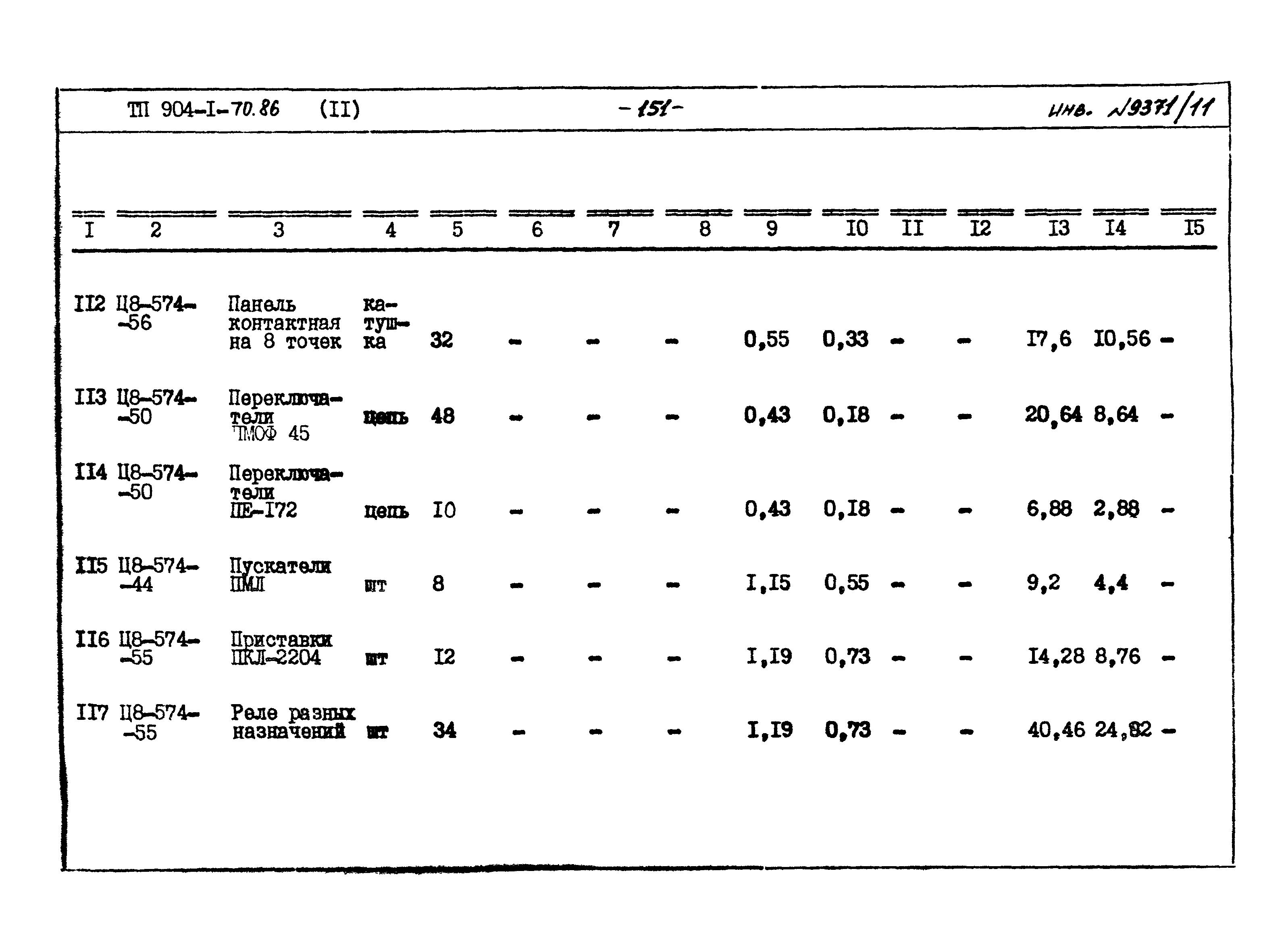 Типовой проект 904-1-70.86