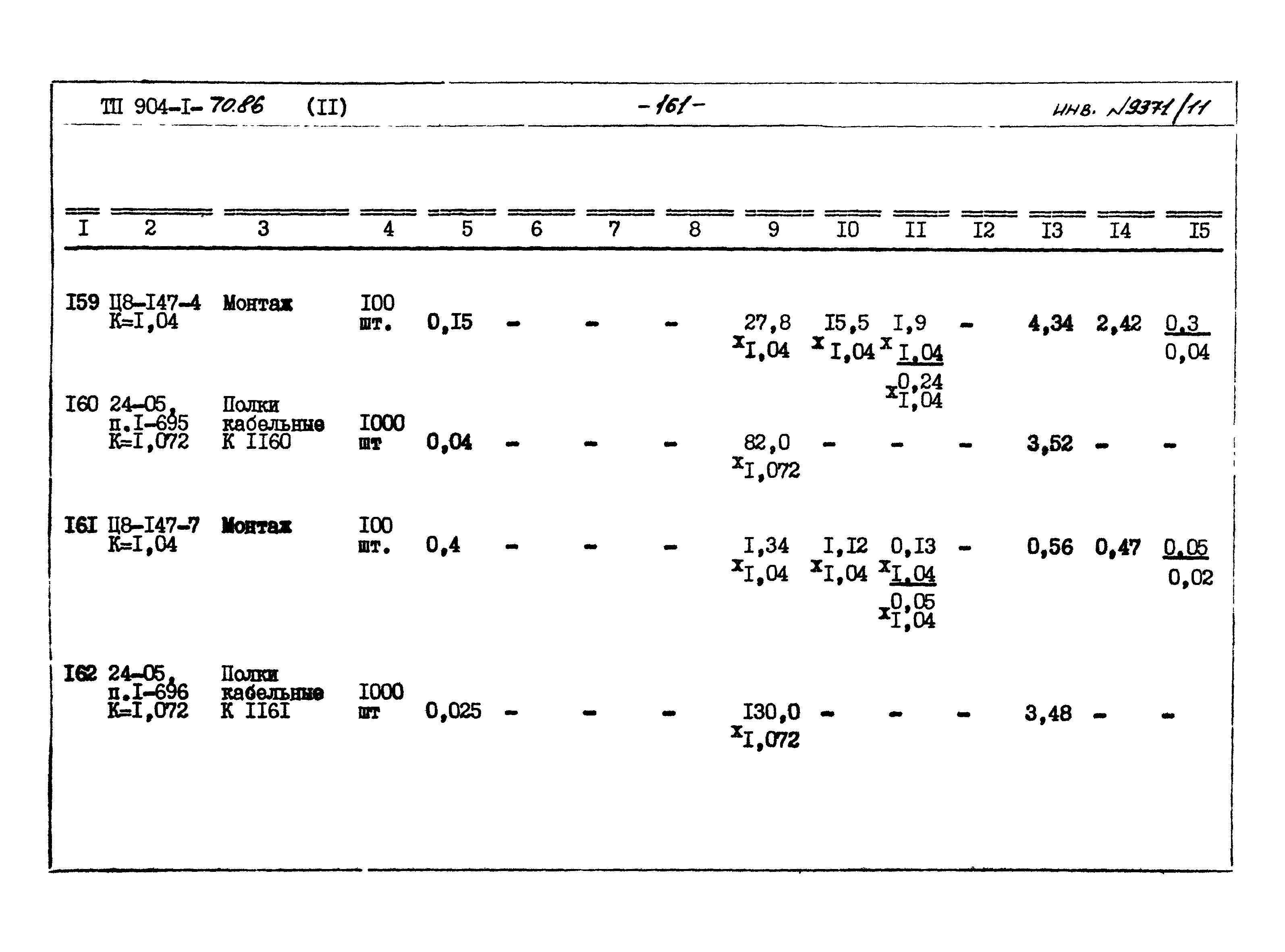 Типовой проект 904-1-70.86