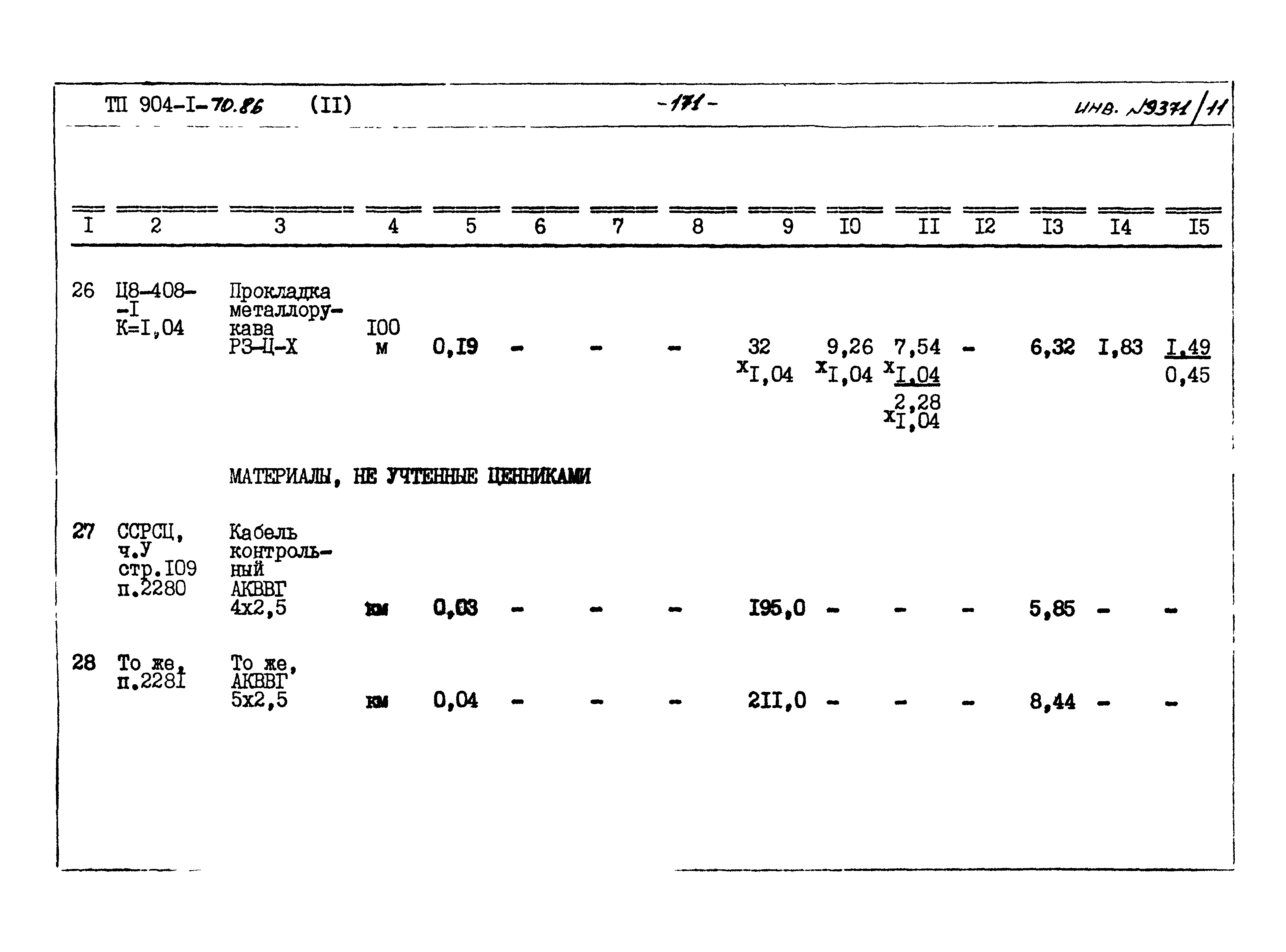 Типовой проект 904-1-70.86