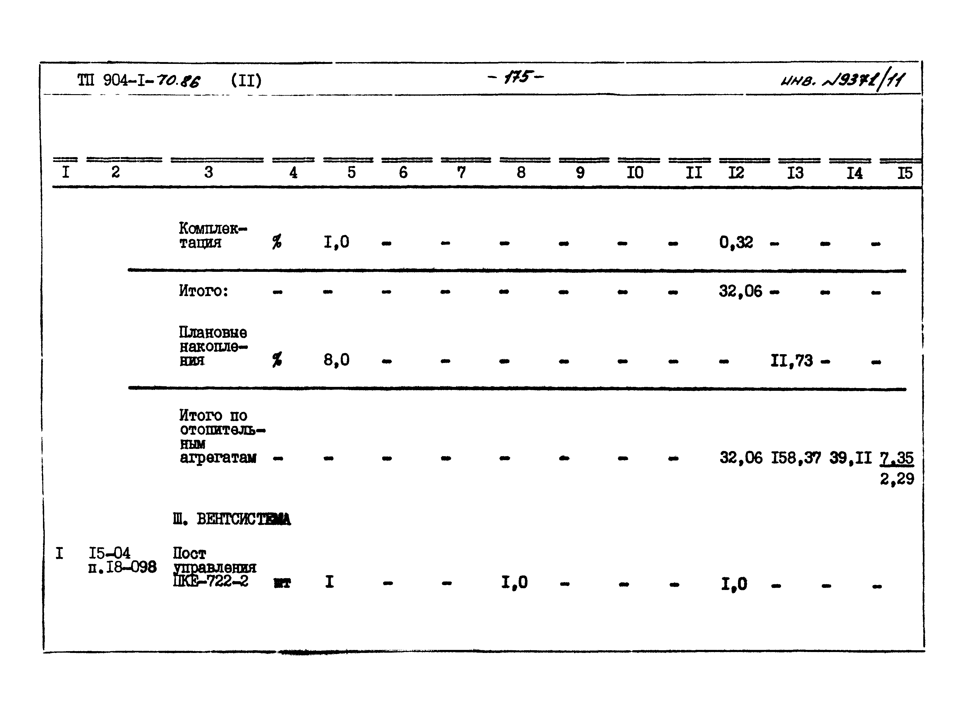 Типовой проект 904-1-70.86