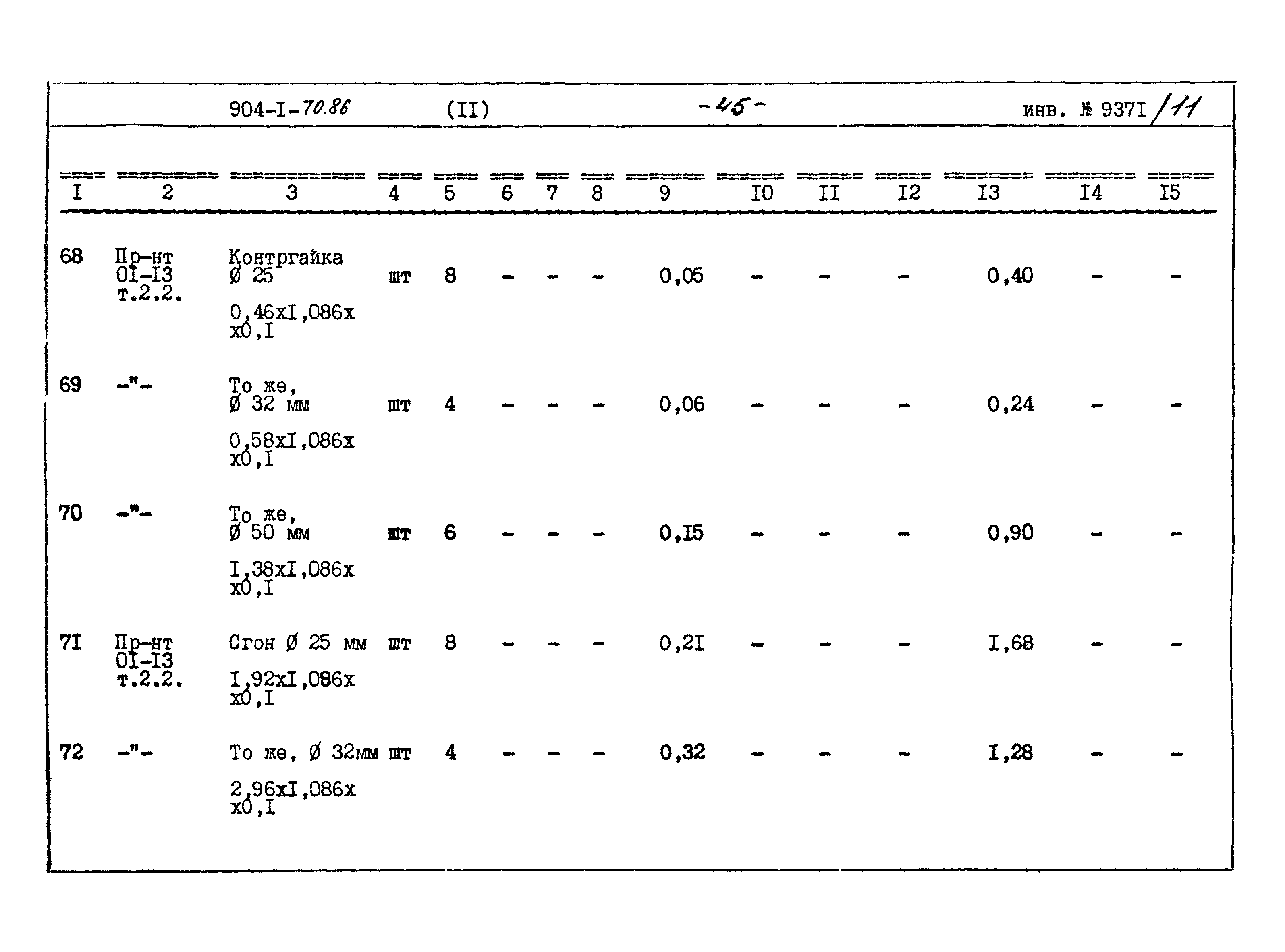 Типовой проект 904-1-70.86