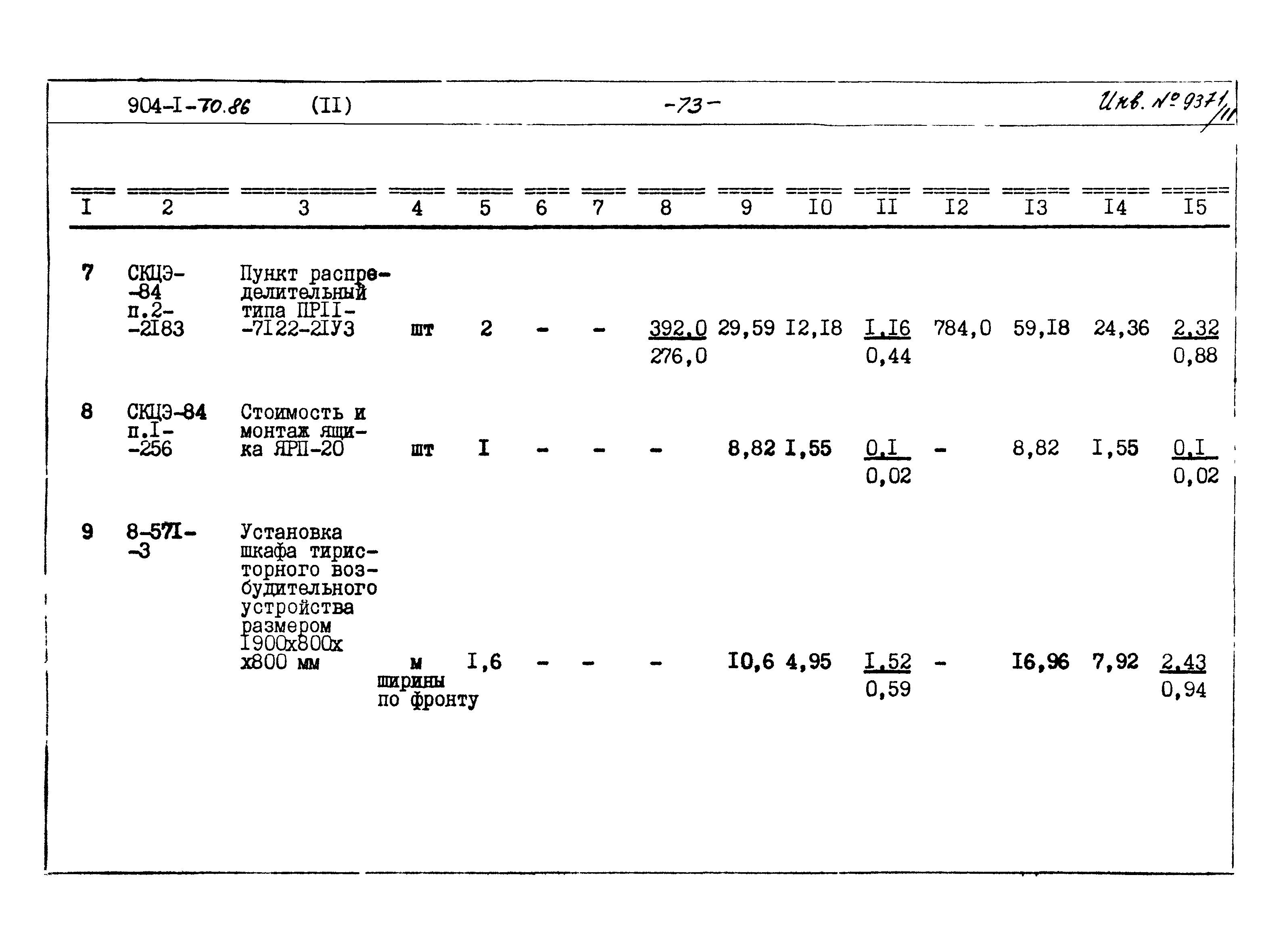 Типовой проект 904-1-70.86