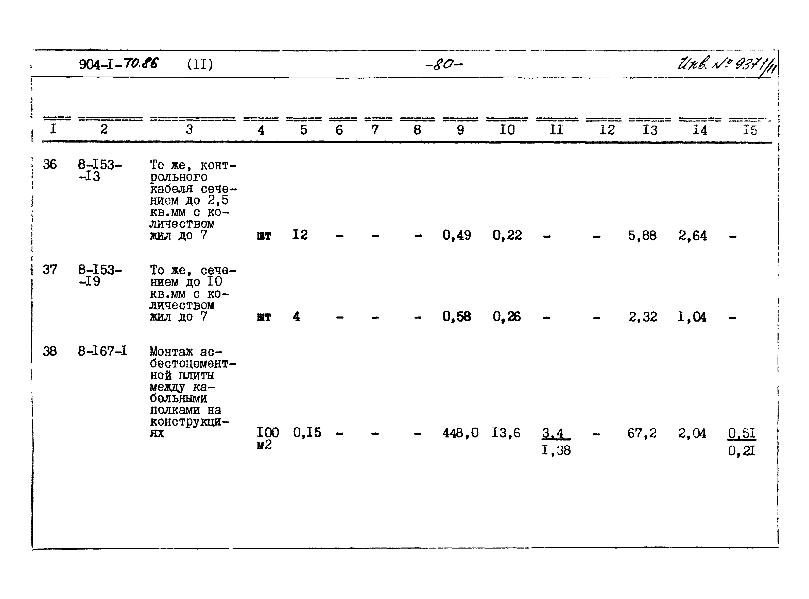Типовой проект 904-1-70.86