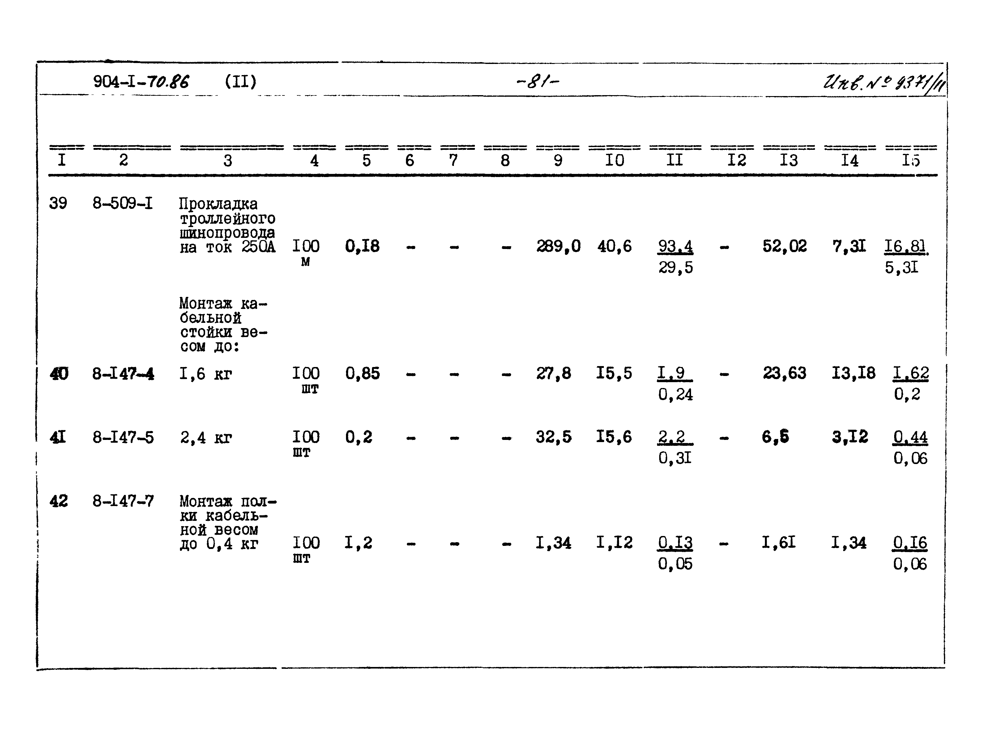 Типовой проект 904-1-70.86