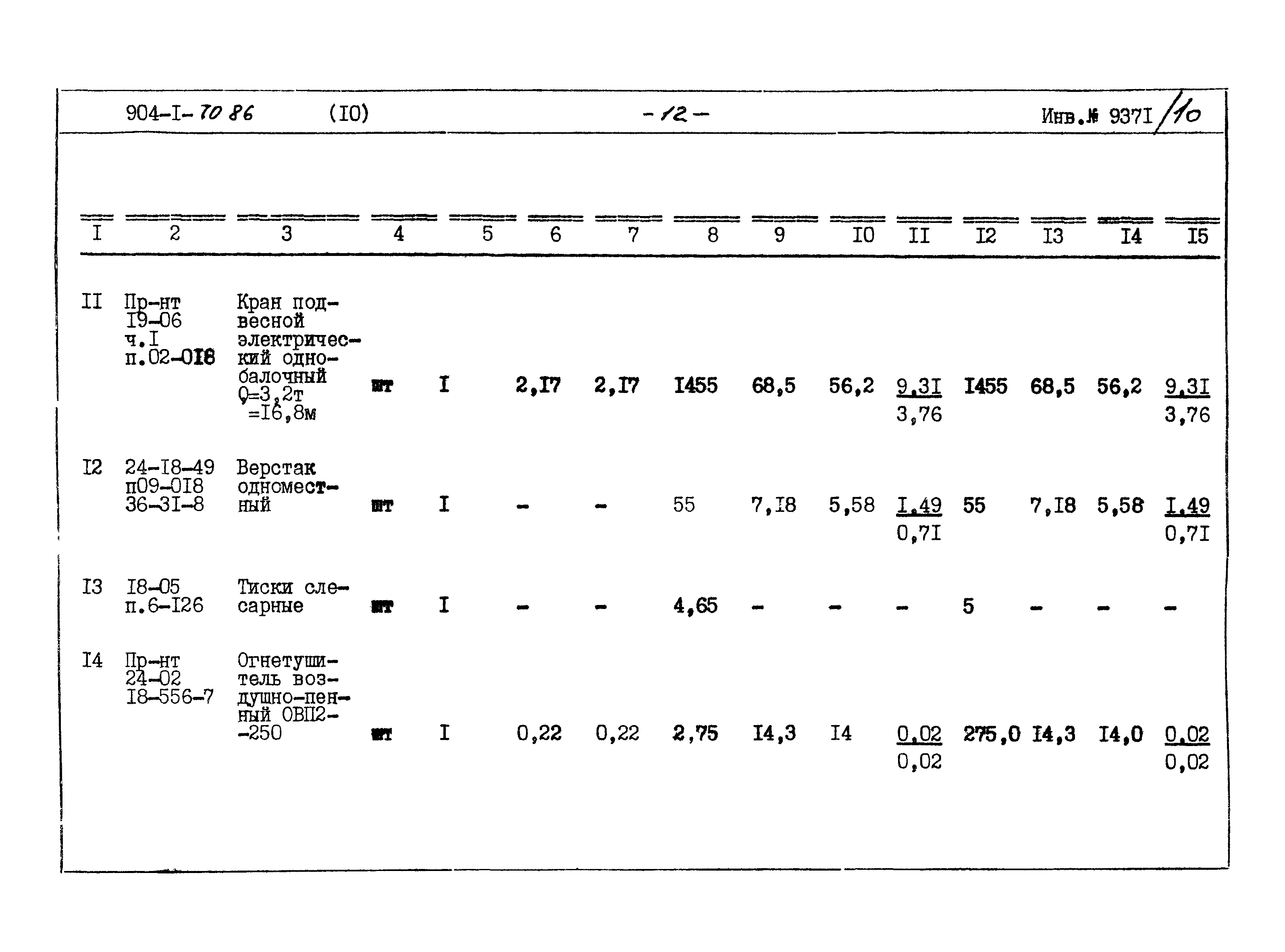 Типовой проект 904-1-70.86