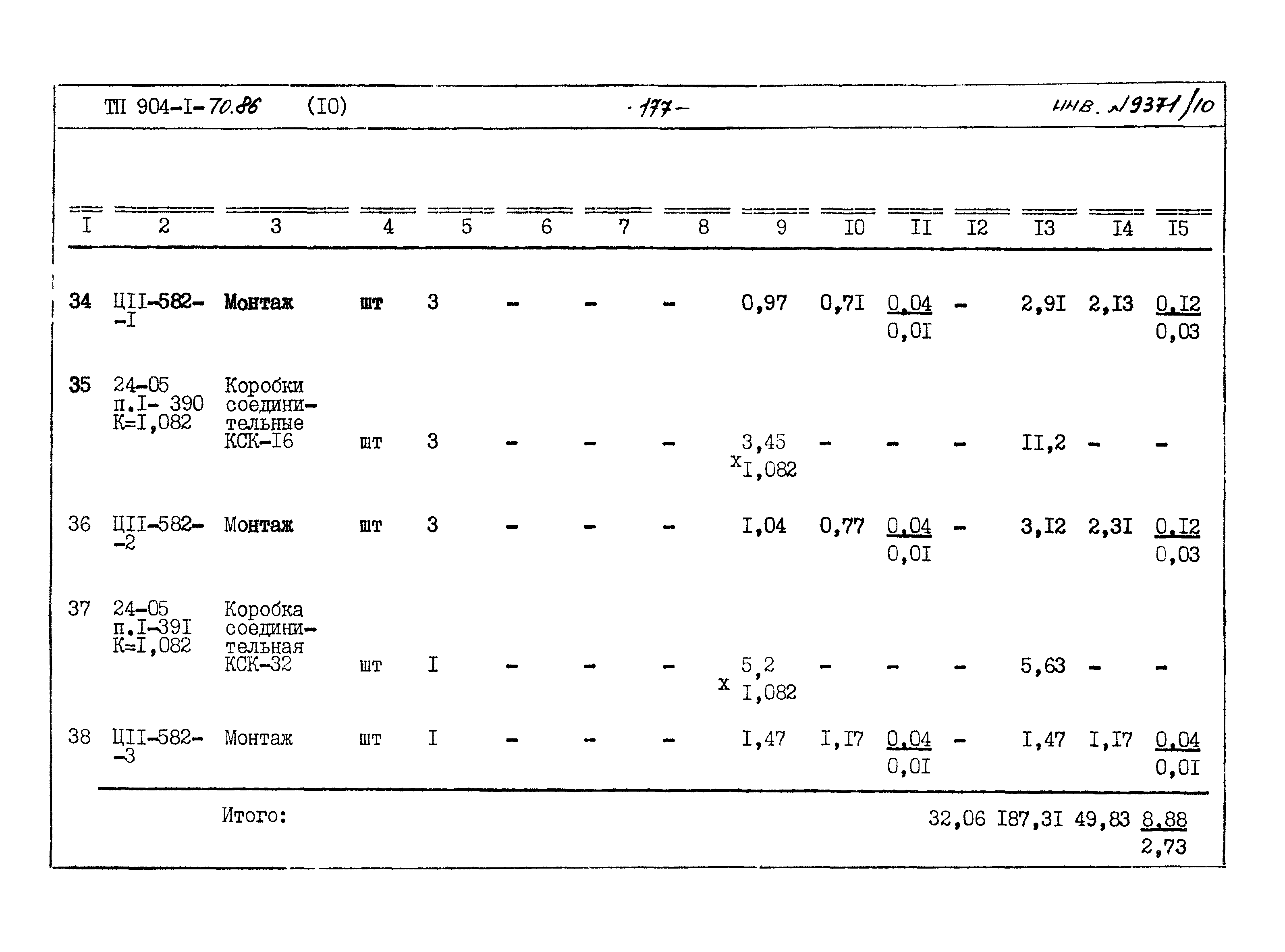 Типовой проект 904-1-70.86