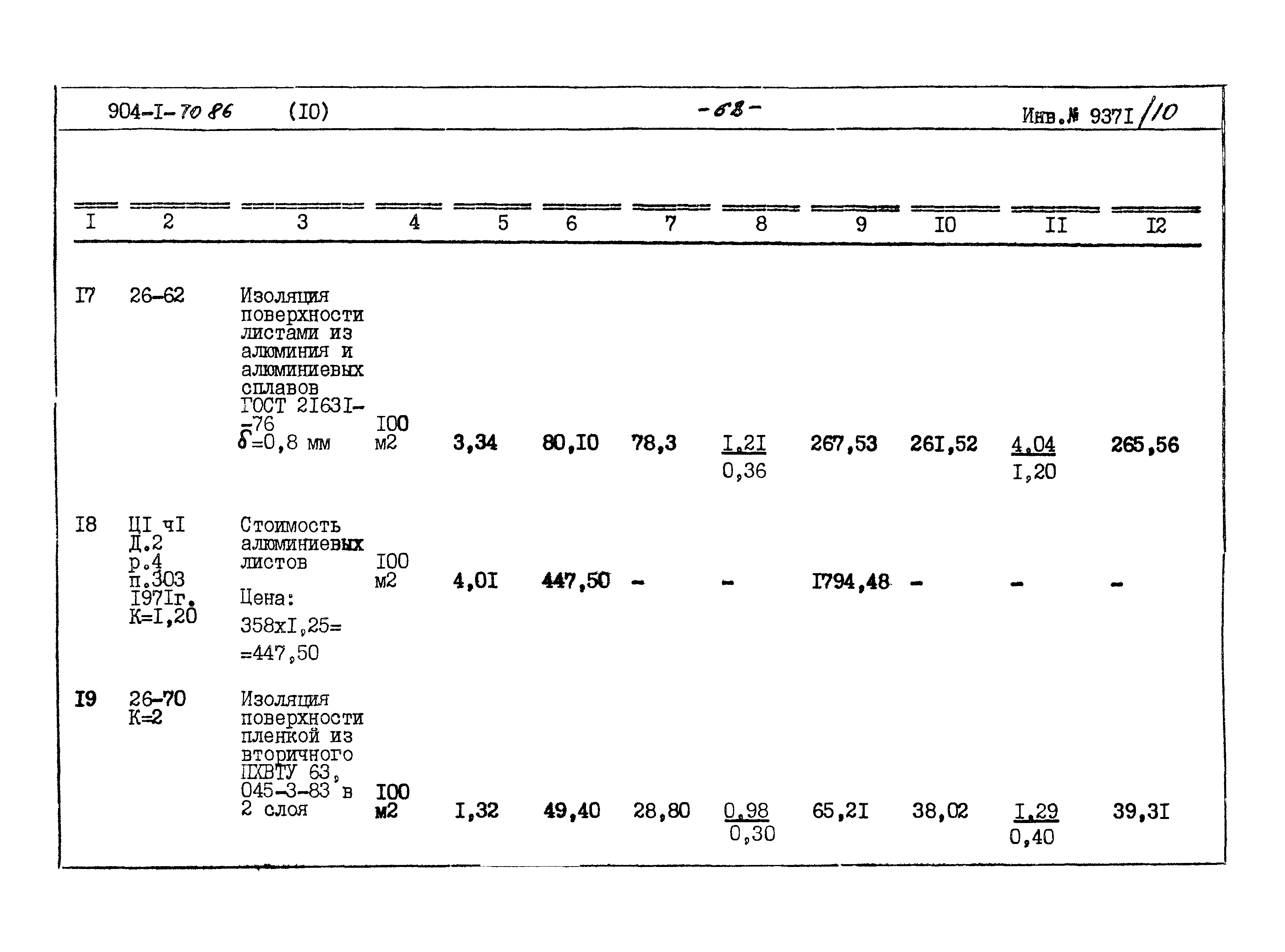 Типовой проект 904-1-70.86