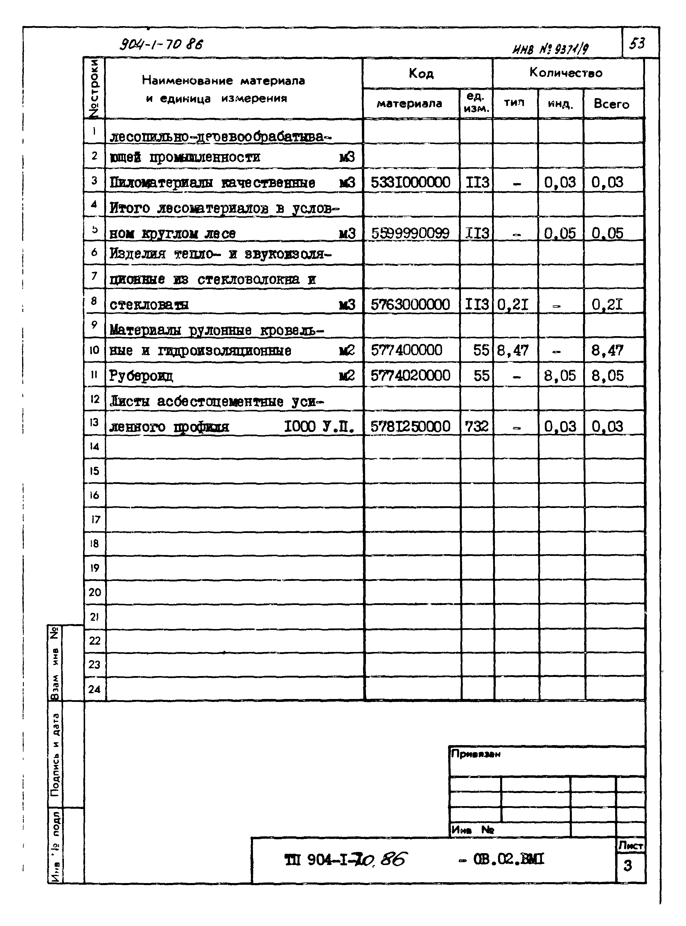 Типовой проект 904-1-70.86