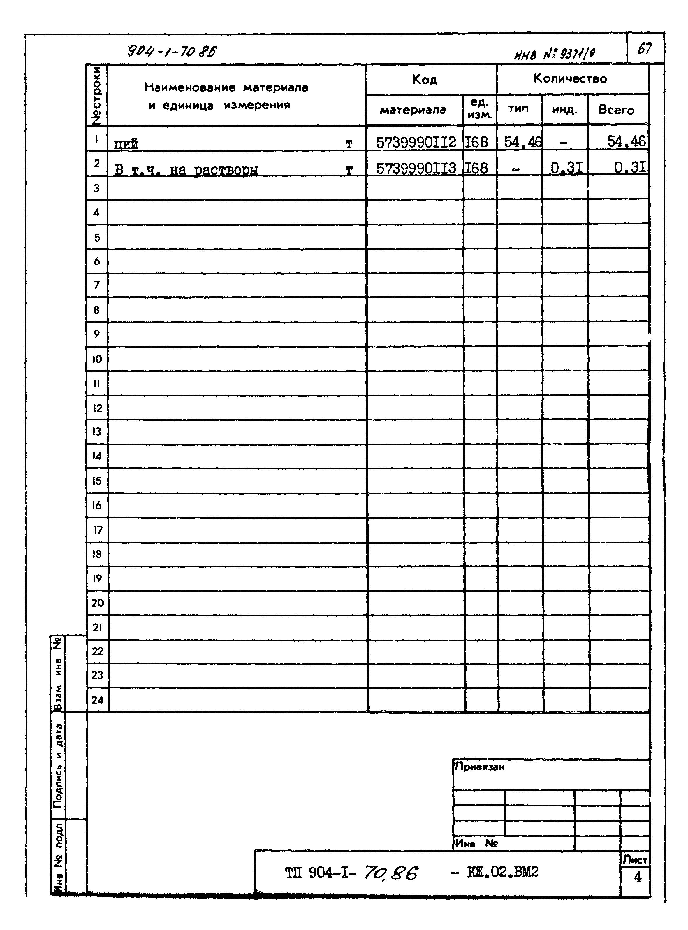Типовой проект 904-1-70.86