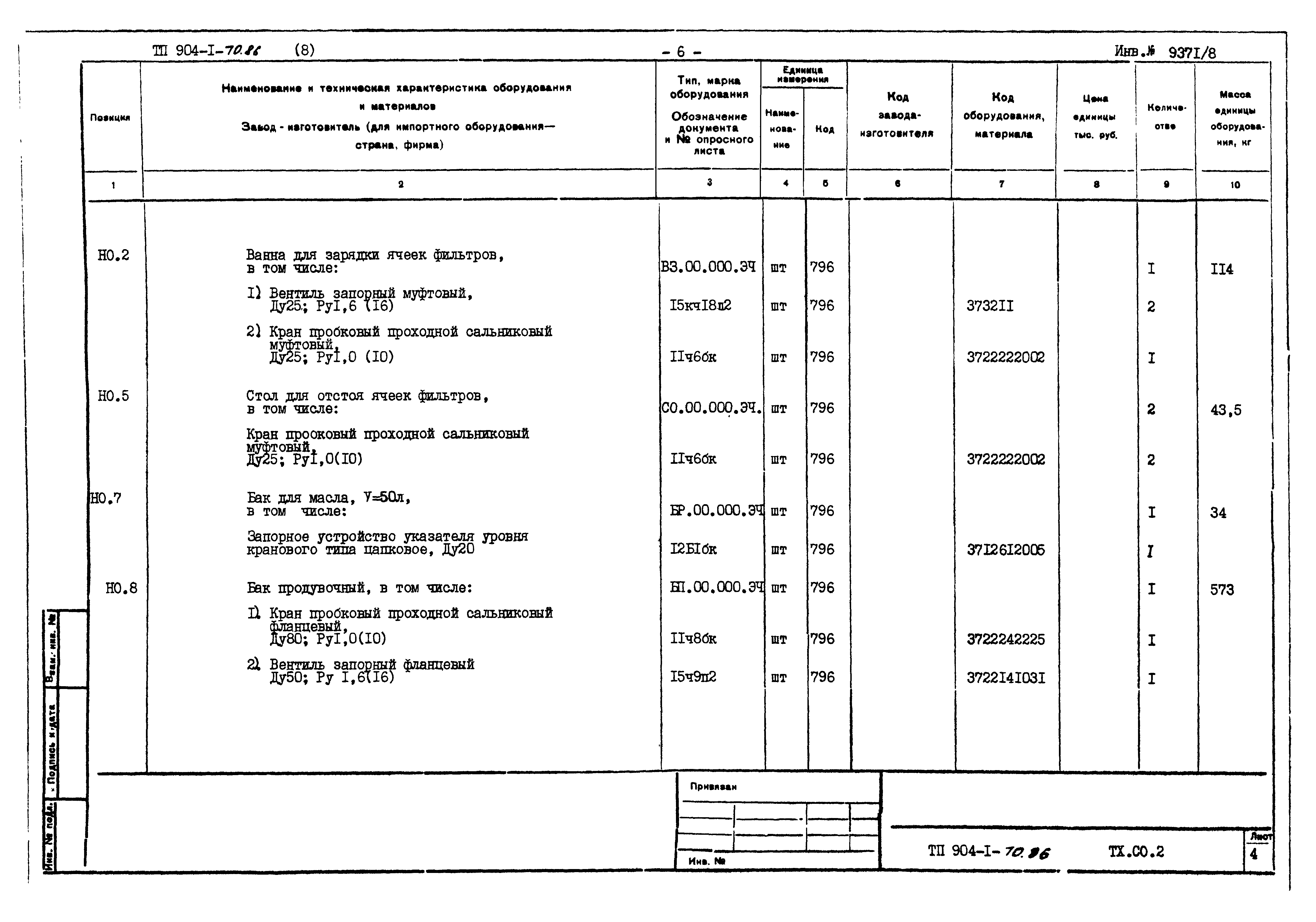Типовой проект 904-1-70.86