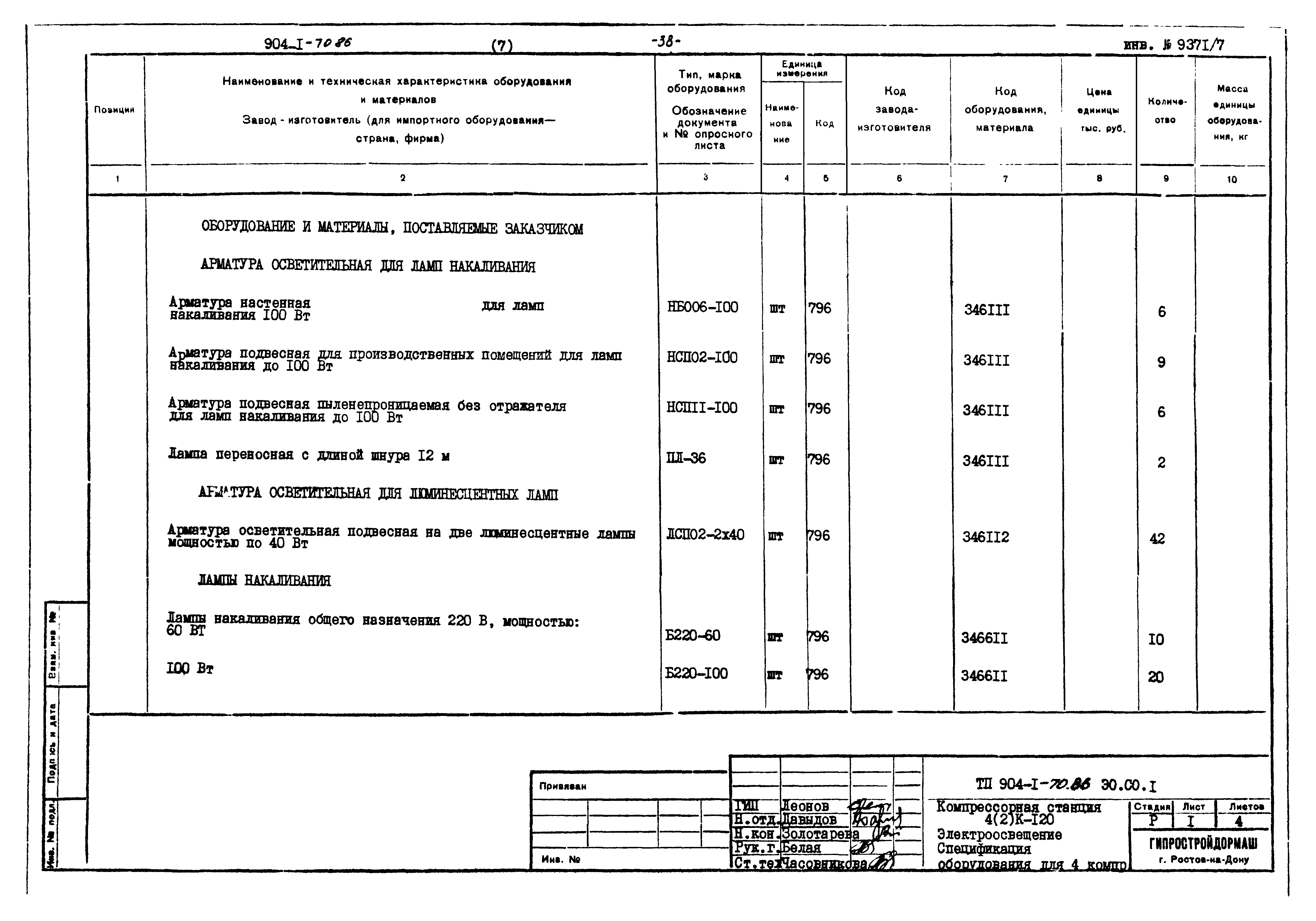 Типовой проект 904-1-70.86