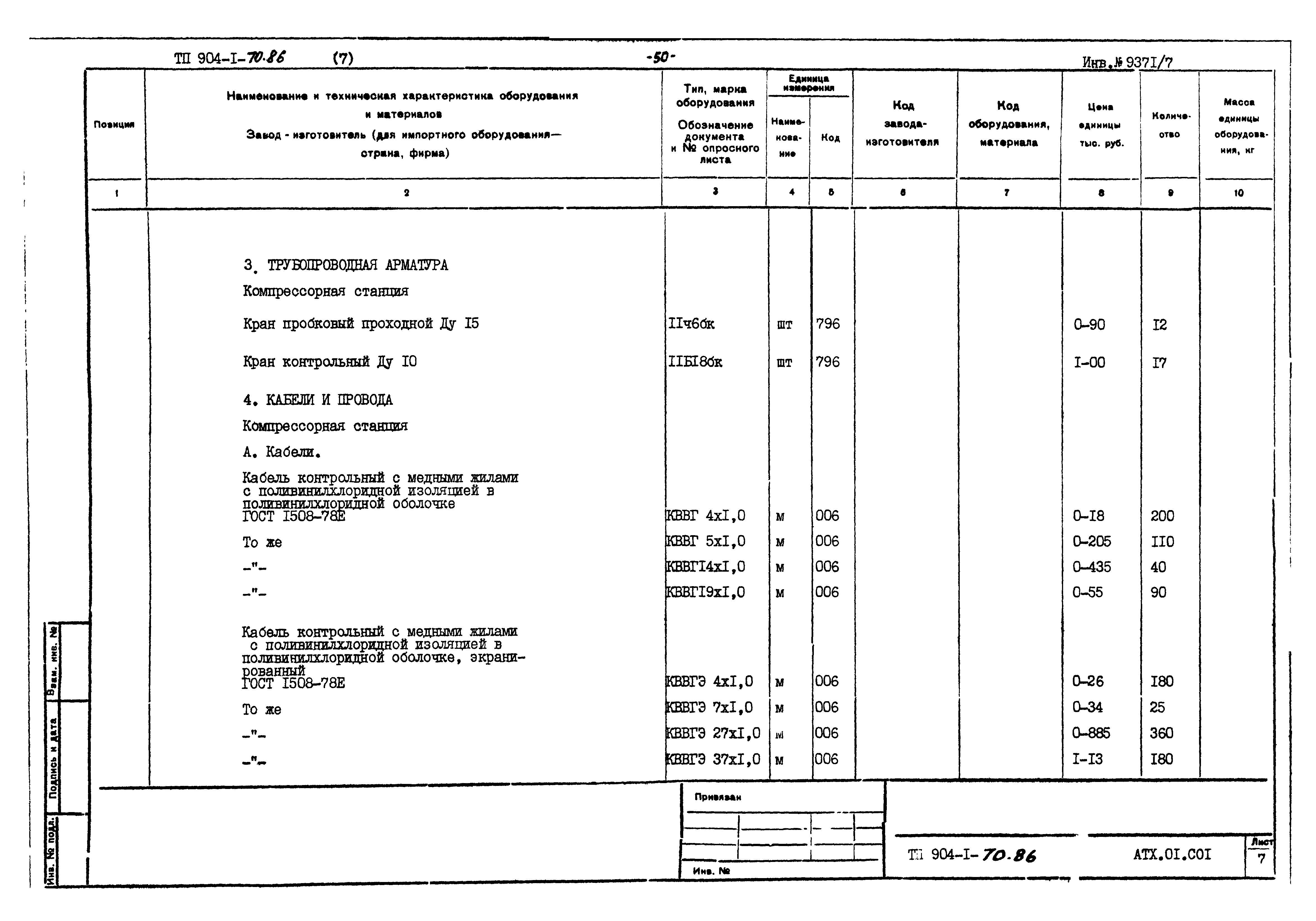 Типовой проект 904-1-70.86