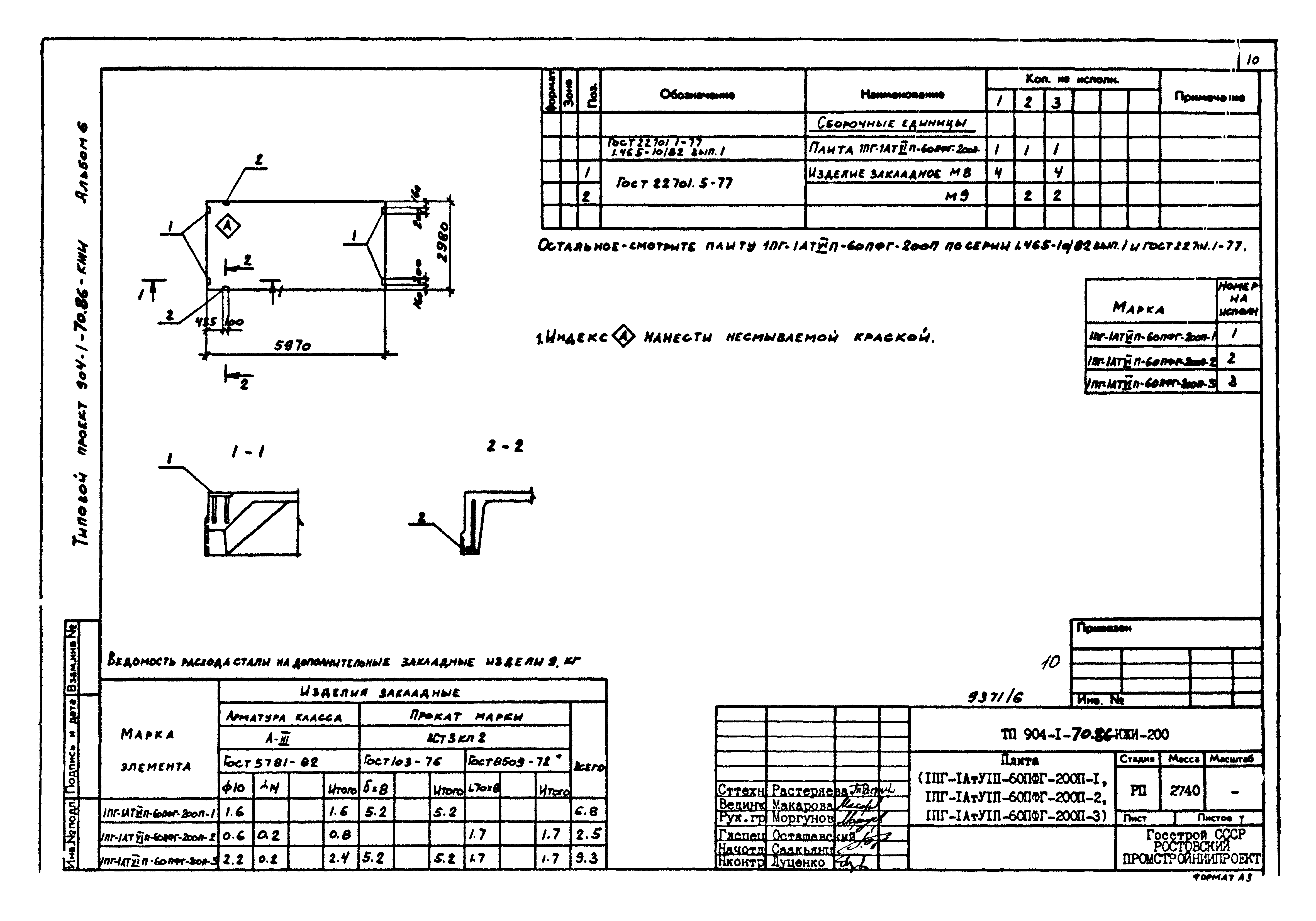 Типовой проект 904-1-70.86
