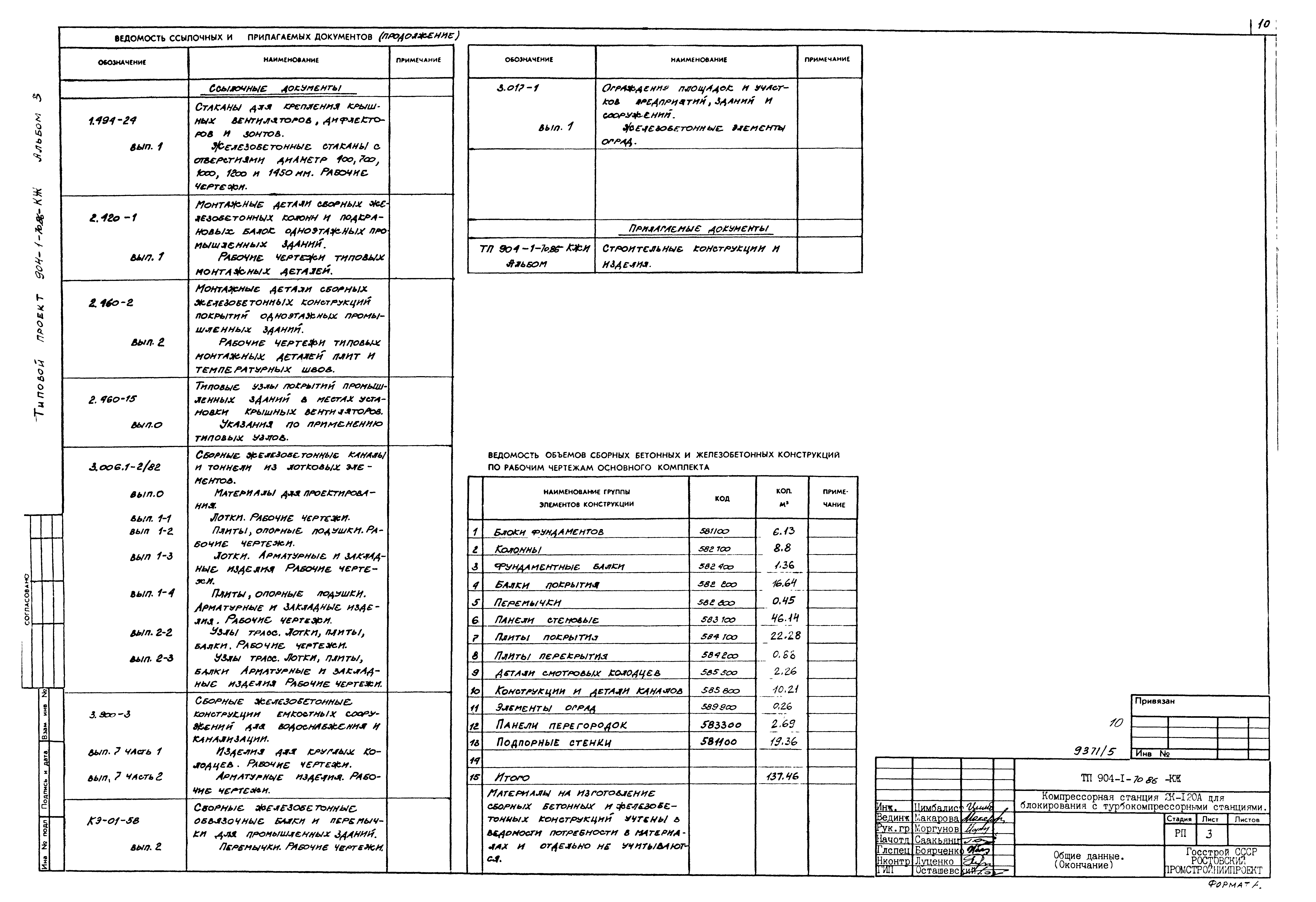 Типовой проект 904-1-70.86