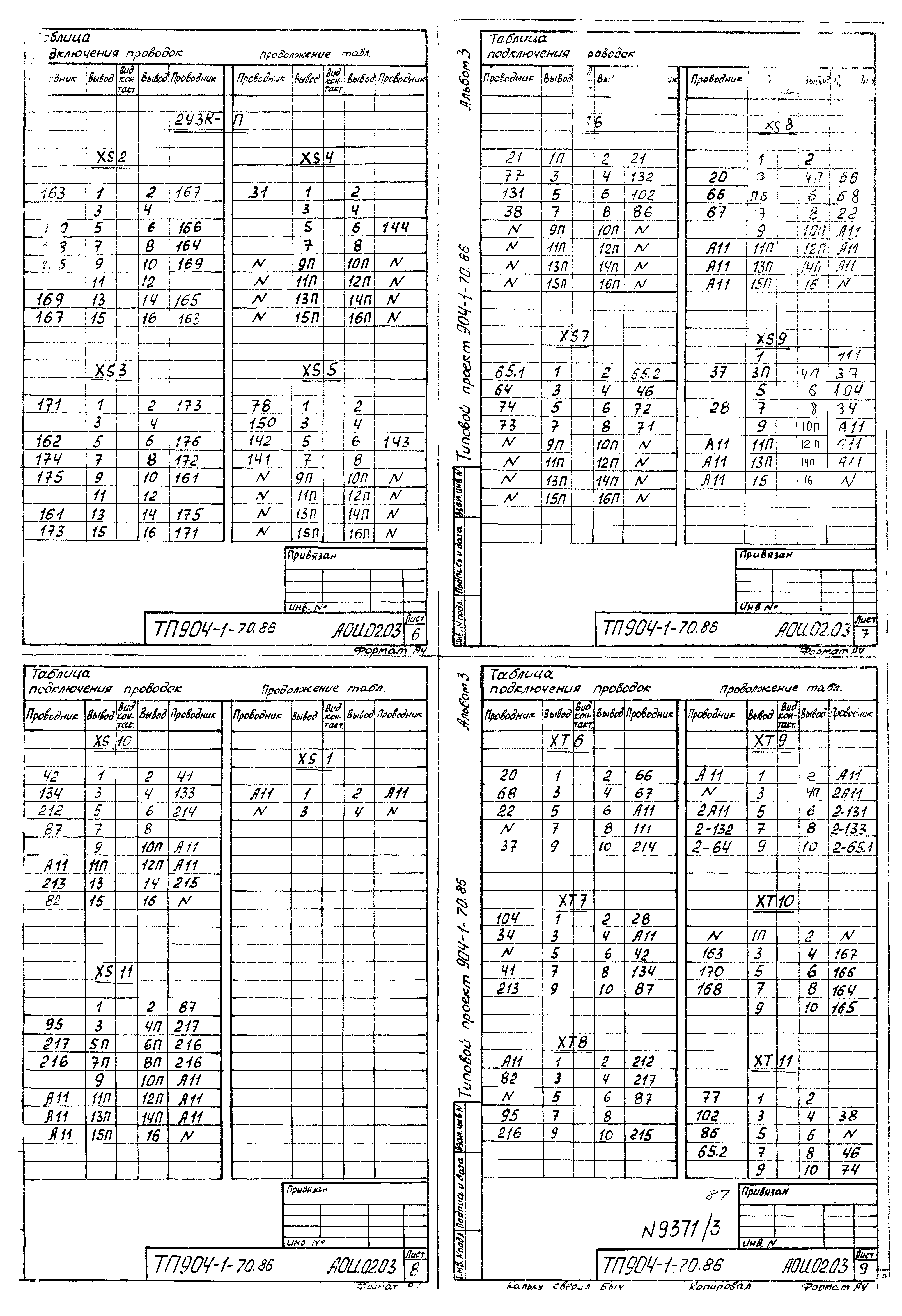 Типовой проект 904-1-70.86