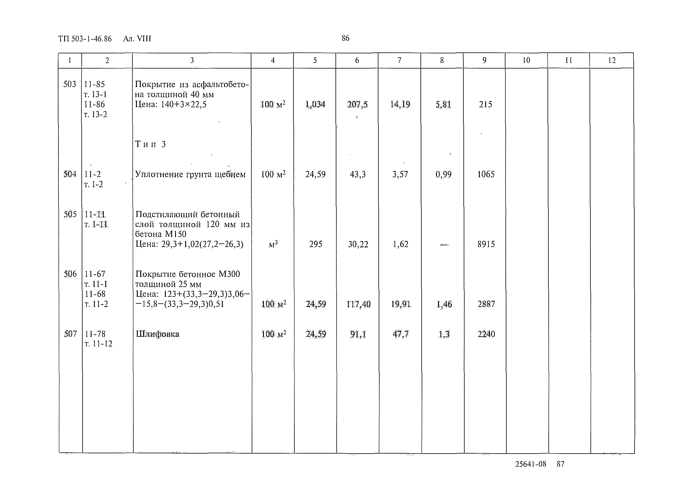 Типовой проект 503-1-46.86