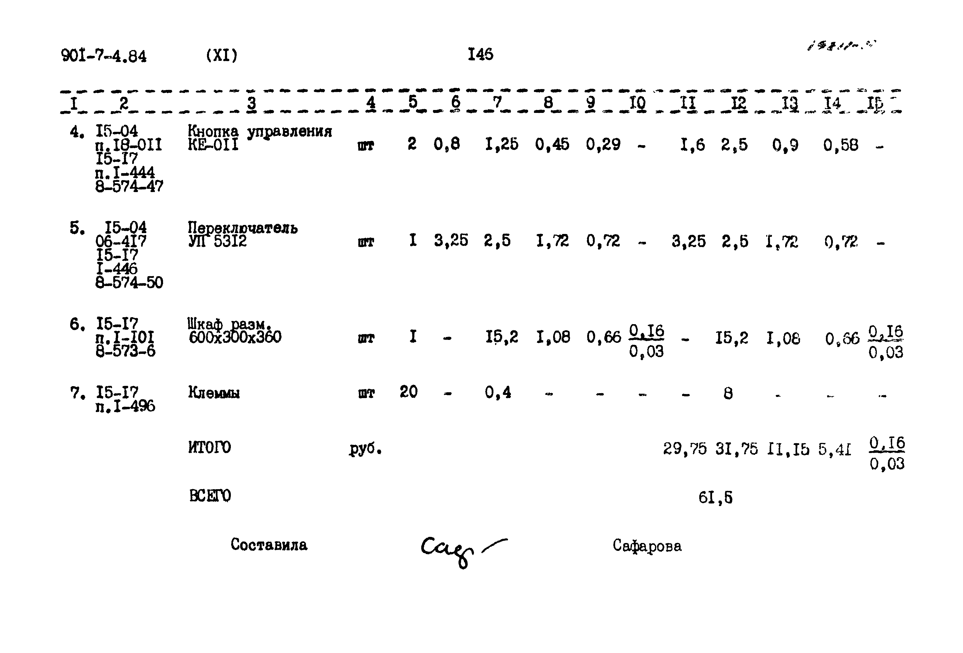 Типовой проект 901-7-4.84