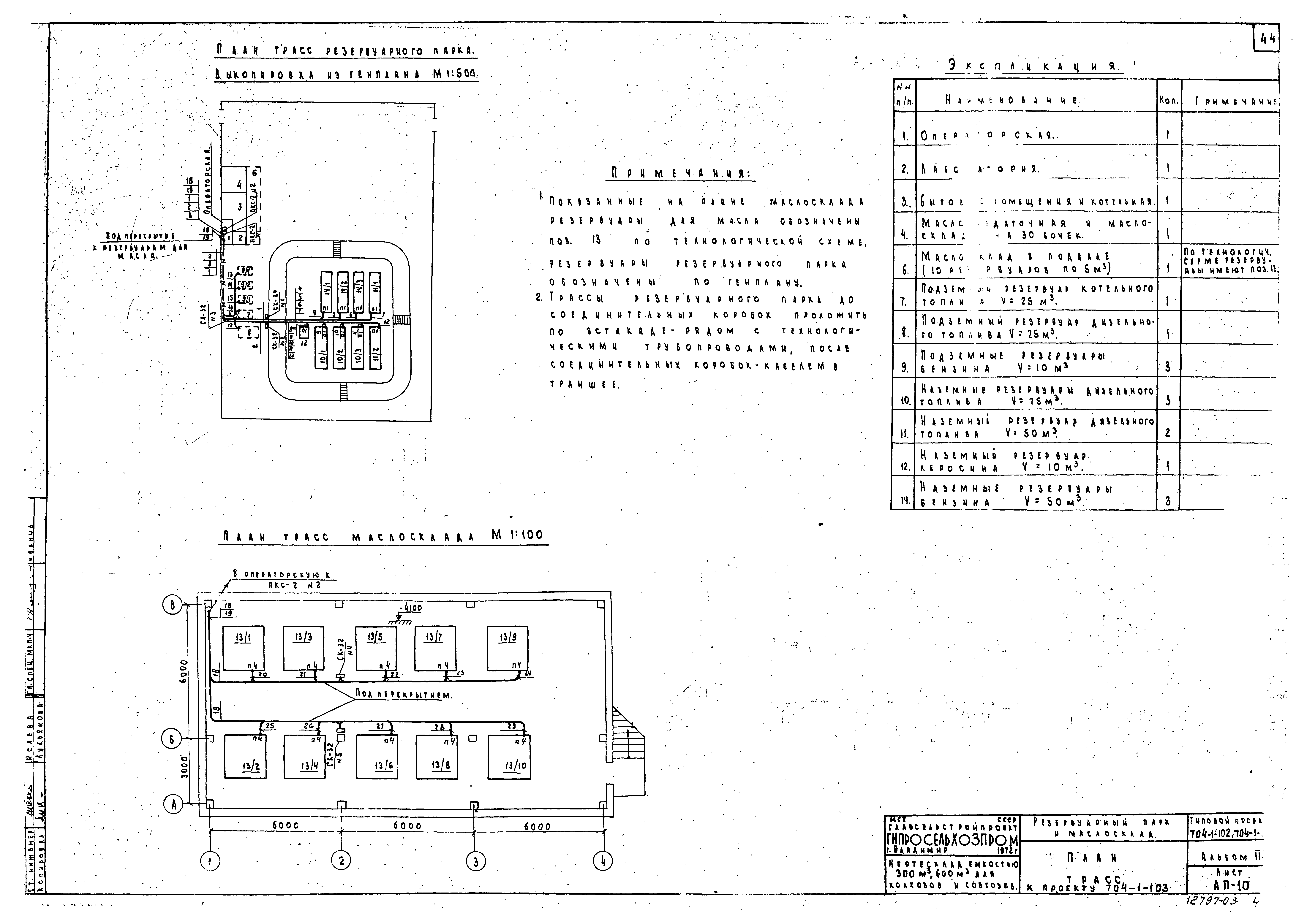 Типовой проект 704-1-102