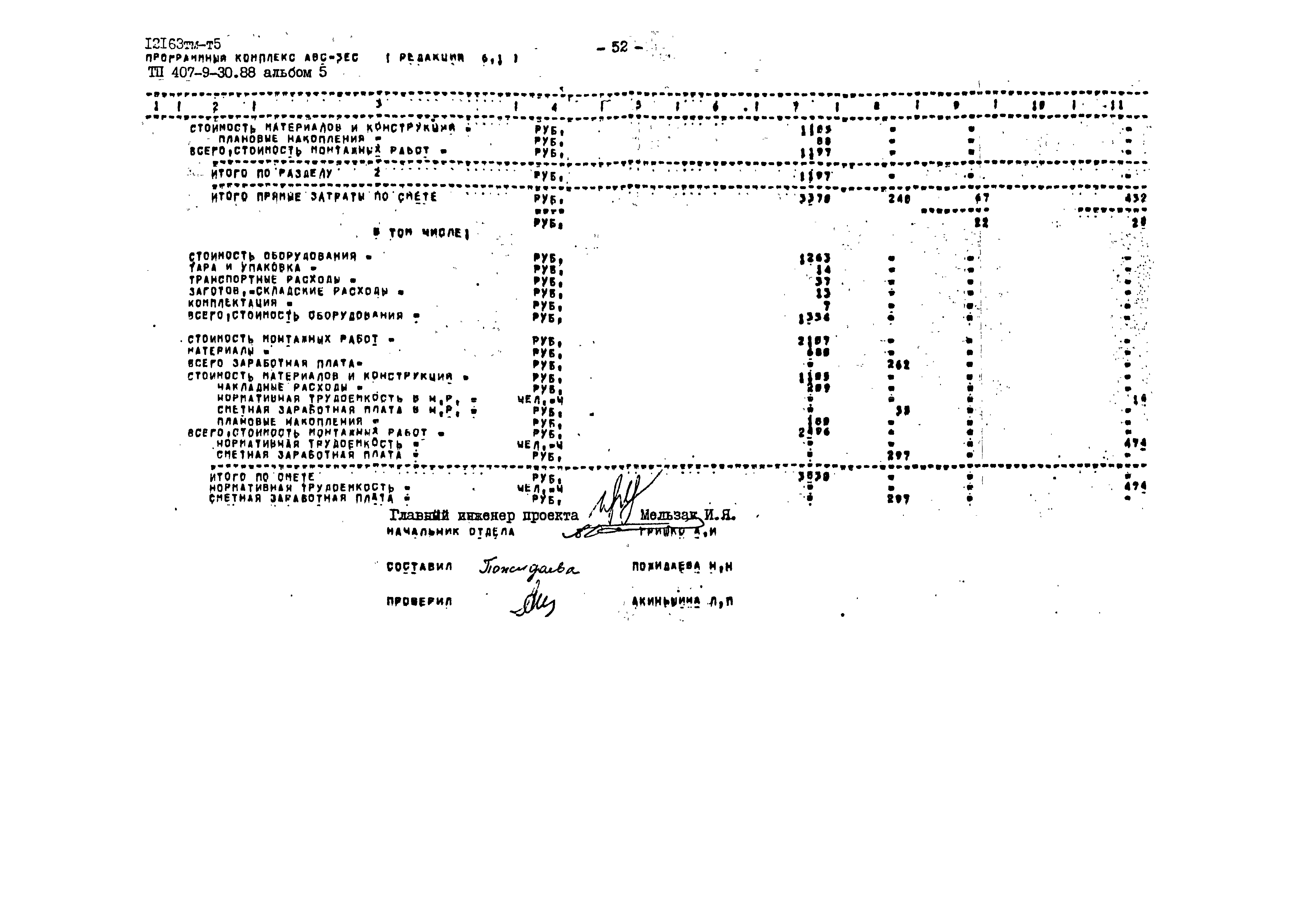 Типовой проект 407-9-30.88