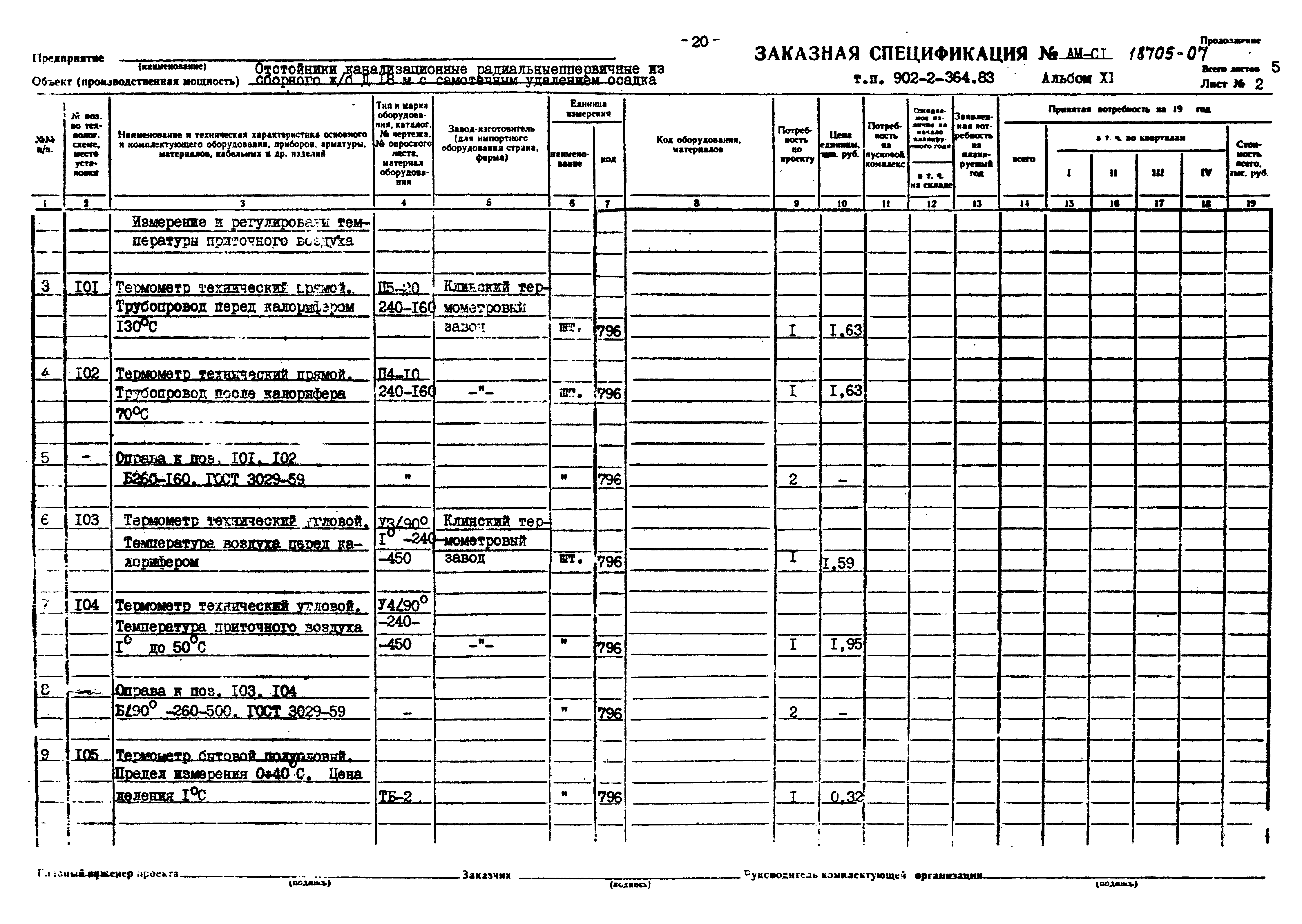 Типовой проект 902-2-364.83