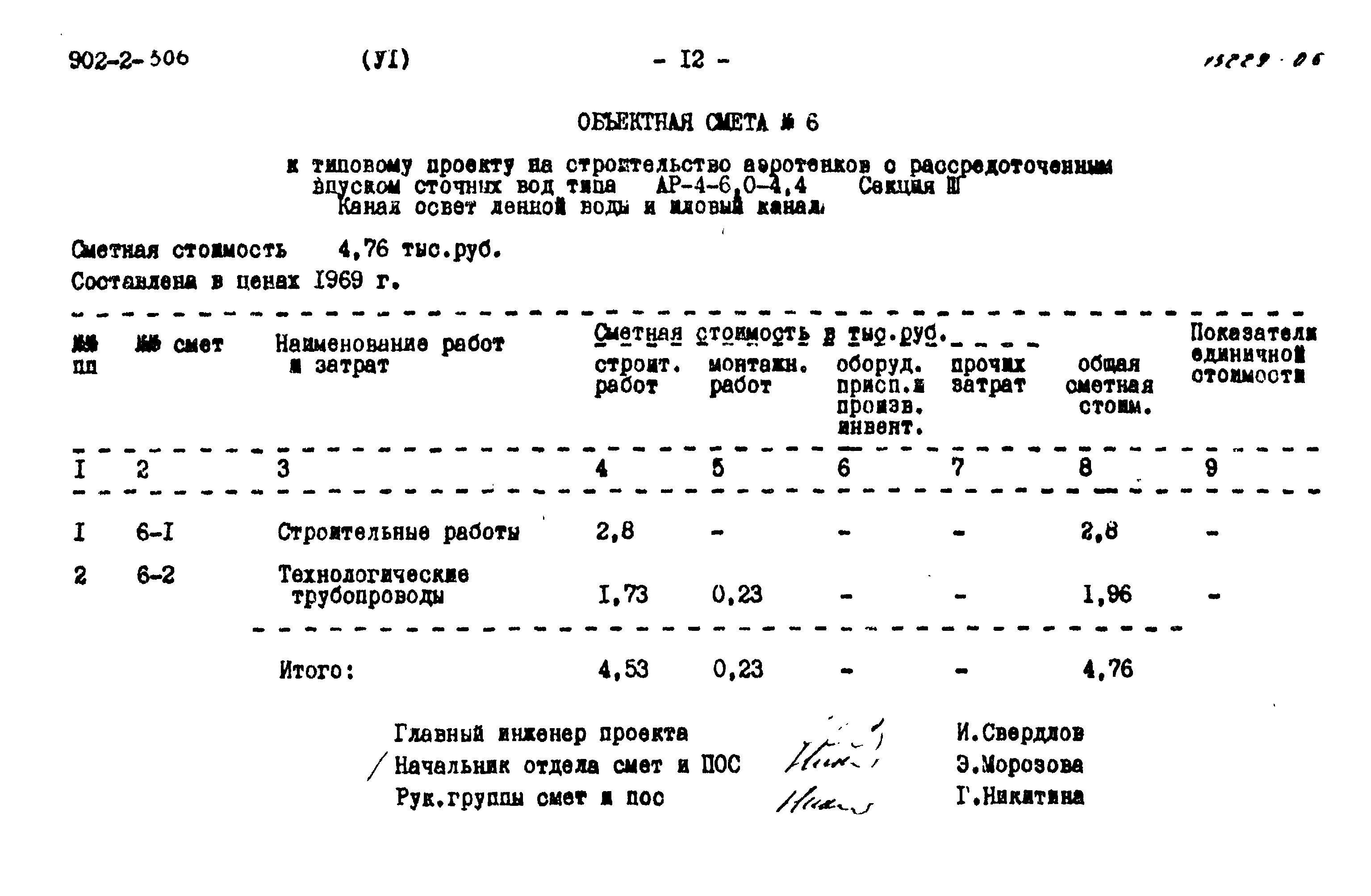 Типовой проект 902-2-306
