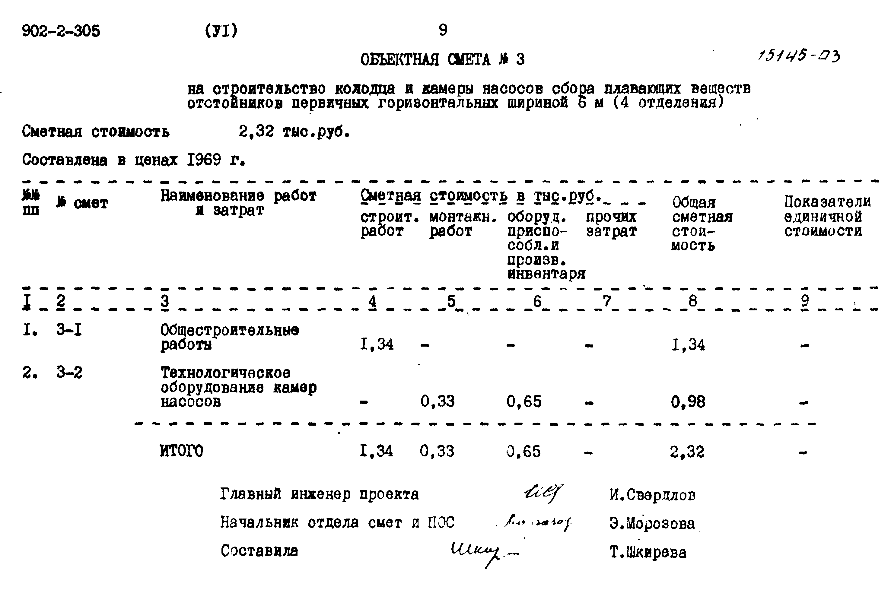 Типовой проект 902-2-305
