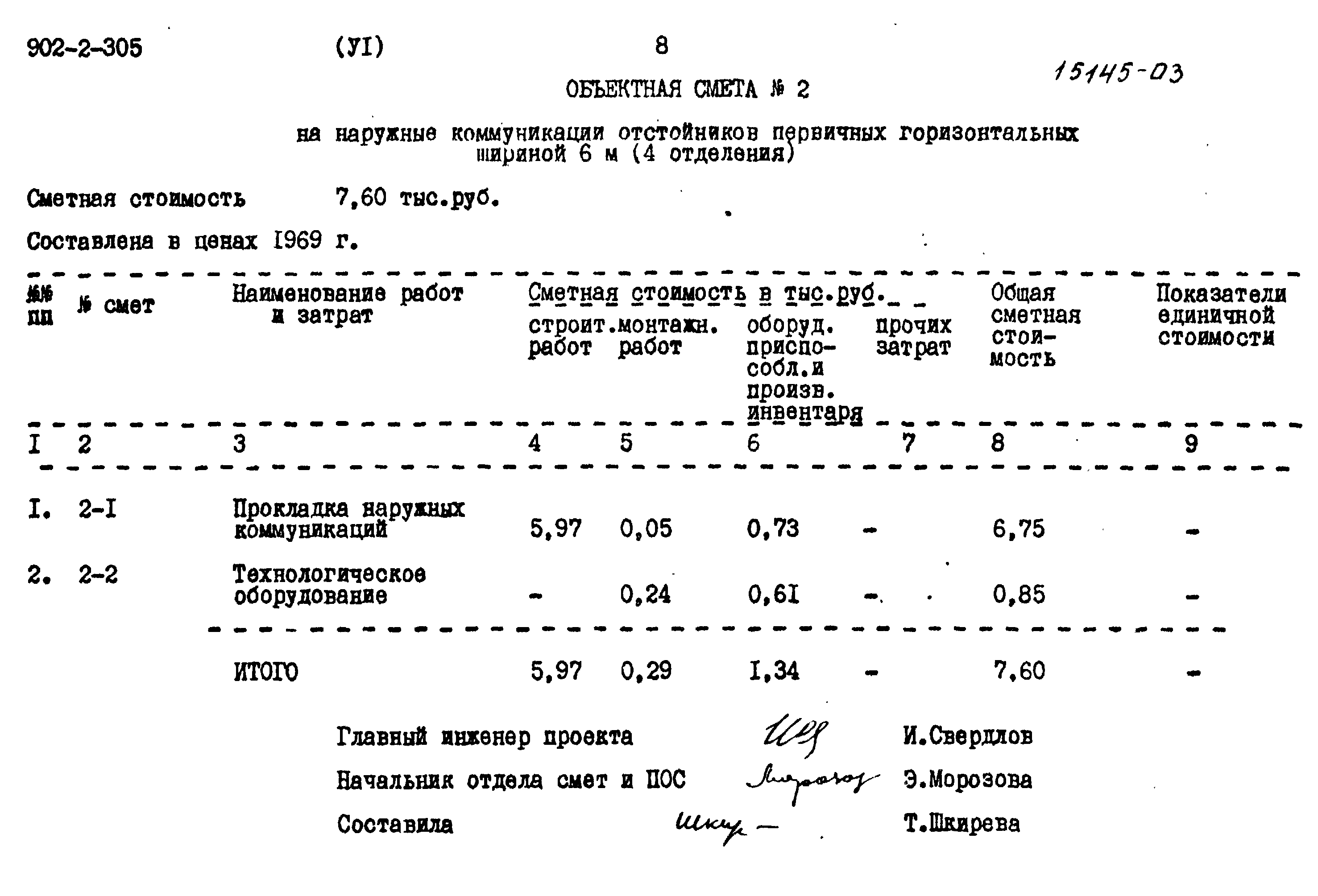 Типовой проект 902-2-305